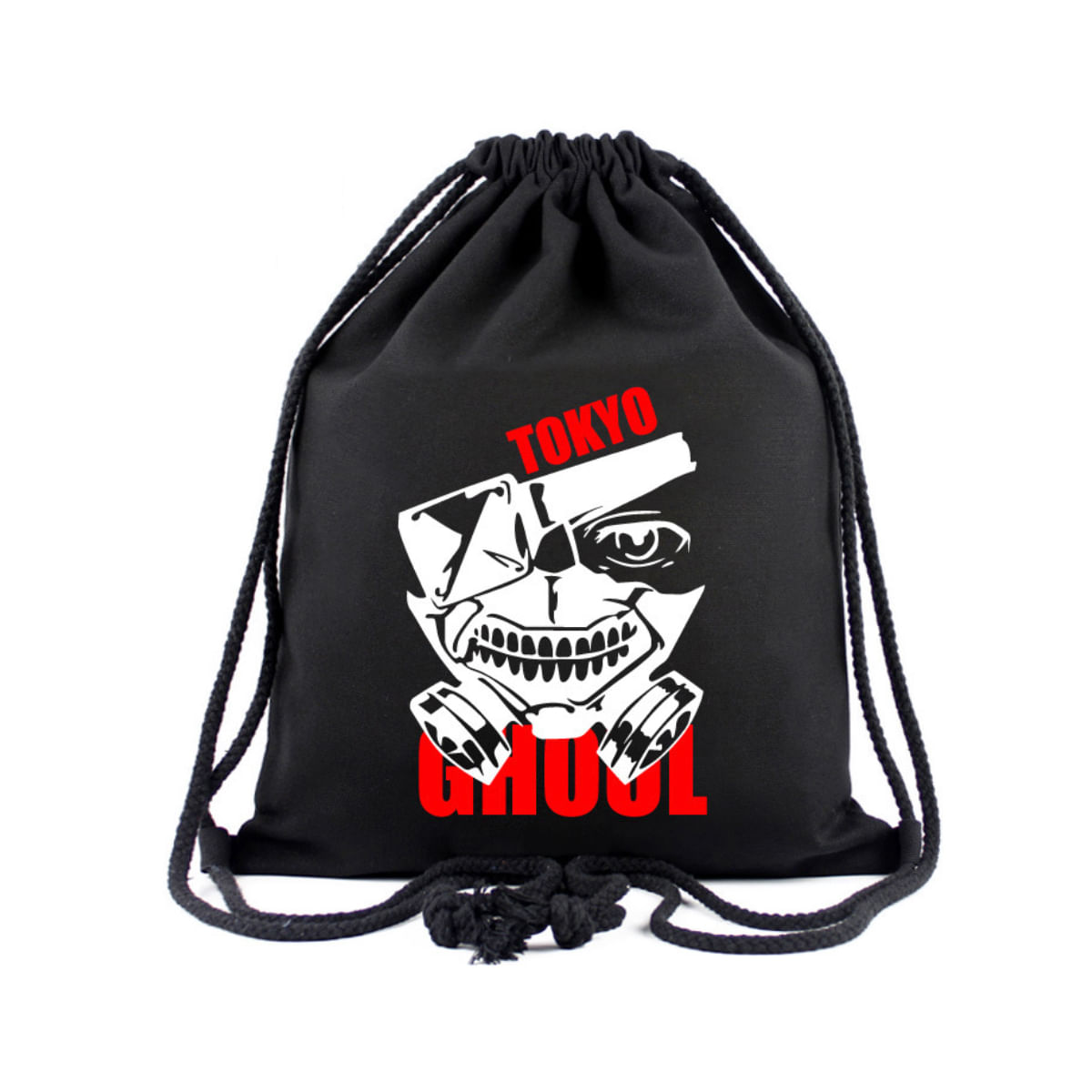 Bolsa Com Cordão Tokyo Ghoul Kaneki Ken Anime 40x34cm Em Tela
