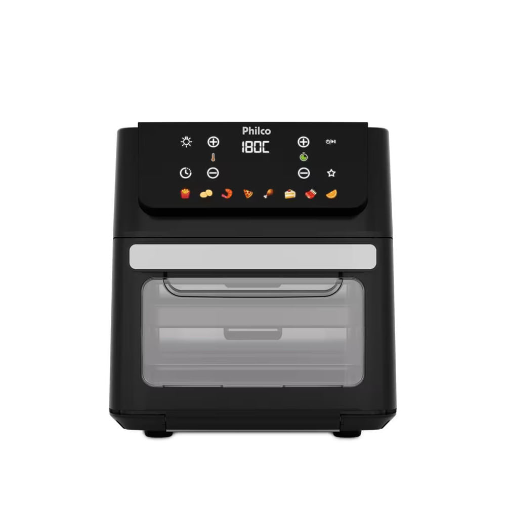 Fritadeira Elétrica Air Fryer Oven Paf11b Visor Removível Preta Philco