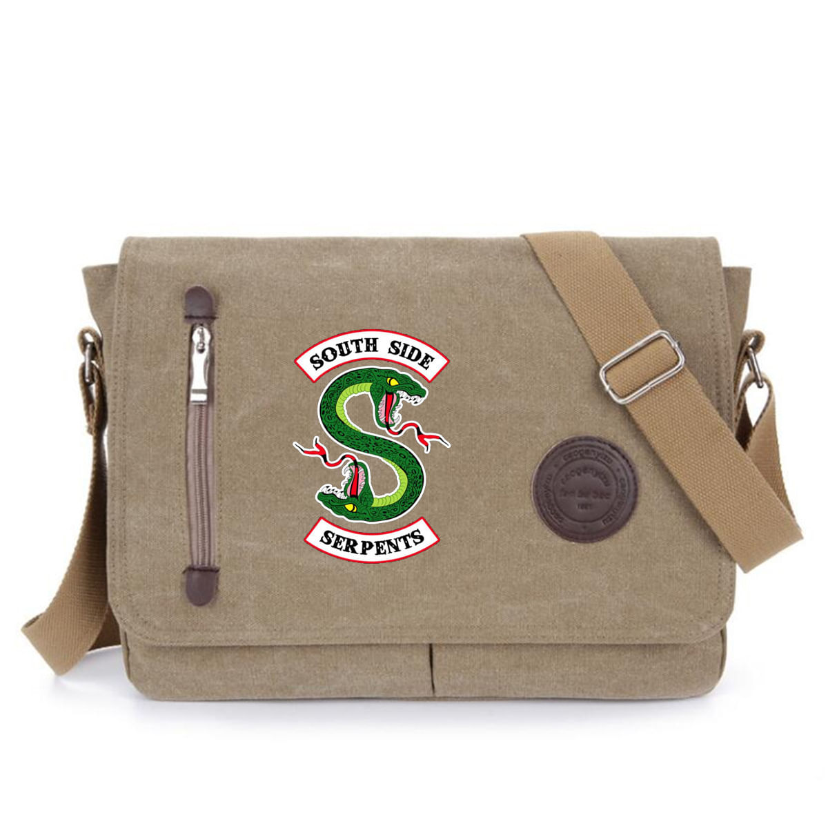 Bolsa Messenger Riverdales Anime De Ombro Em Lona 35x12x26cm
