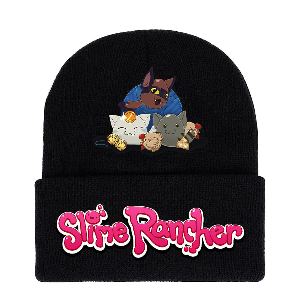 Chapéu De Malha Slimes Ranchers Anime Winter Beanie 17x20cm