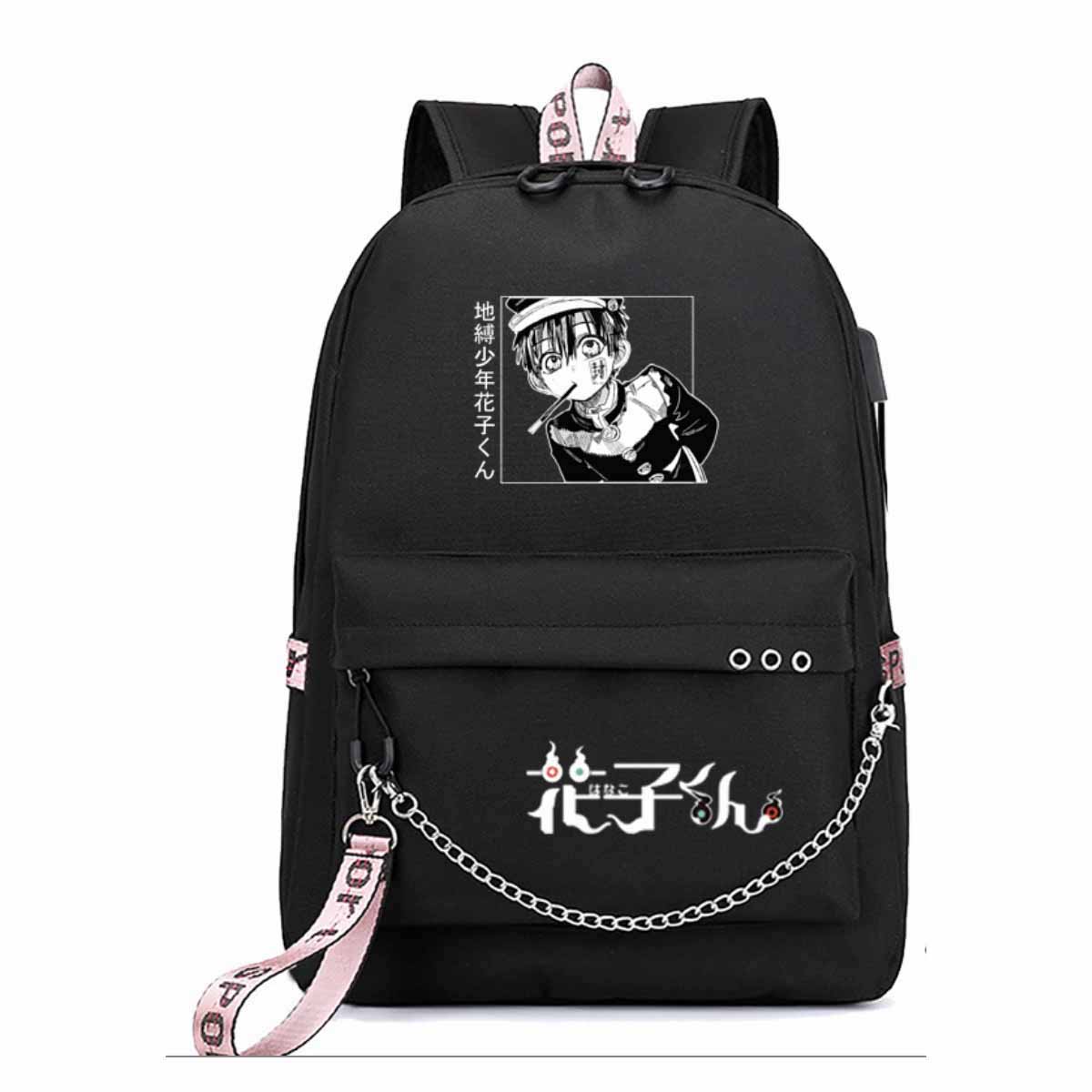 Mochila Hanako-kun Toilets Cartoon Kids School Bag 32x15x45cm