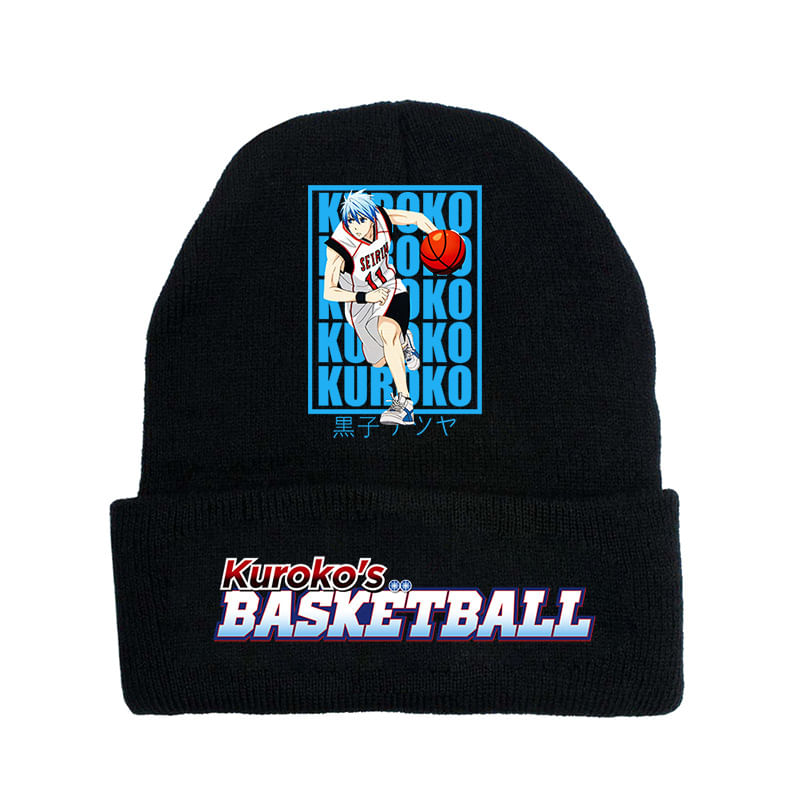 Chapéu De Malha Kurokos Basketballs Anime Winter Beanie Slouch