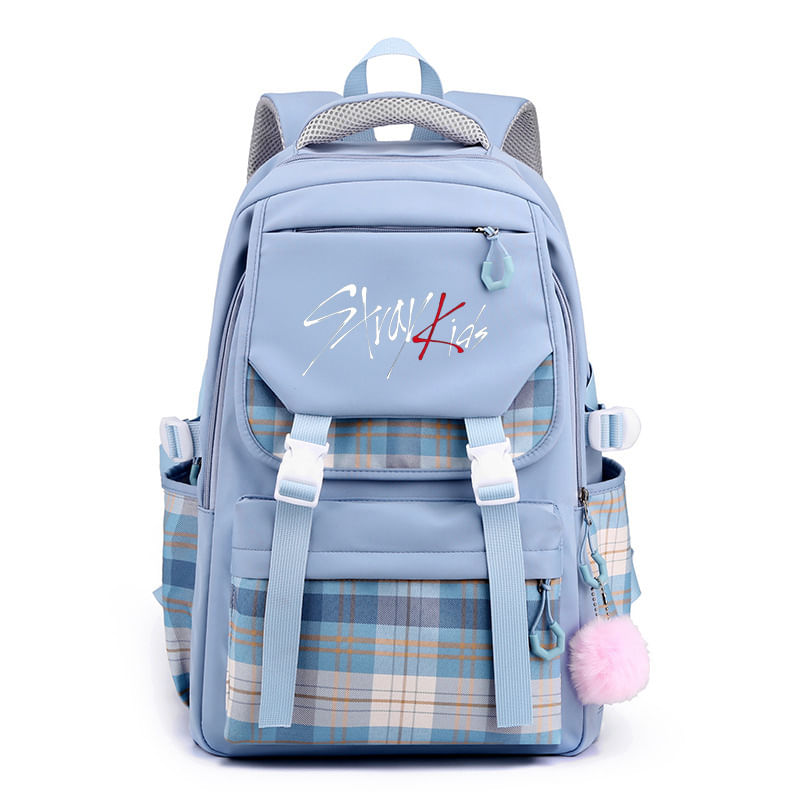 Mochila Stray Kids Anime School Nylon 32x23x46cm