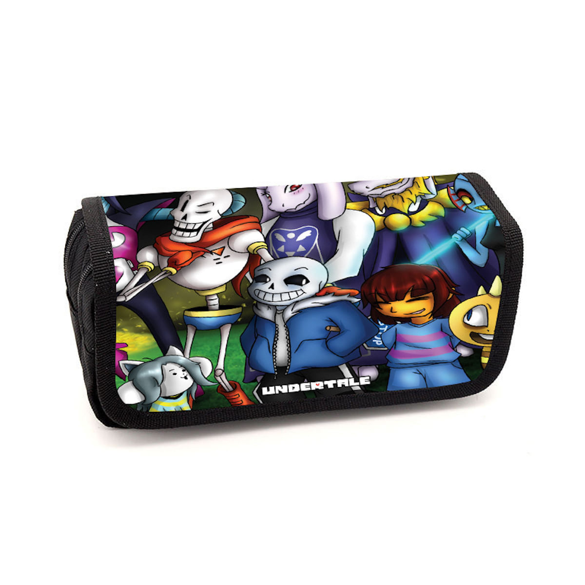 Caixa De Lápis Undertales Sans Papyrus Big Capacity Stationery B