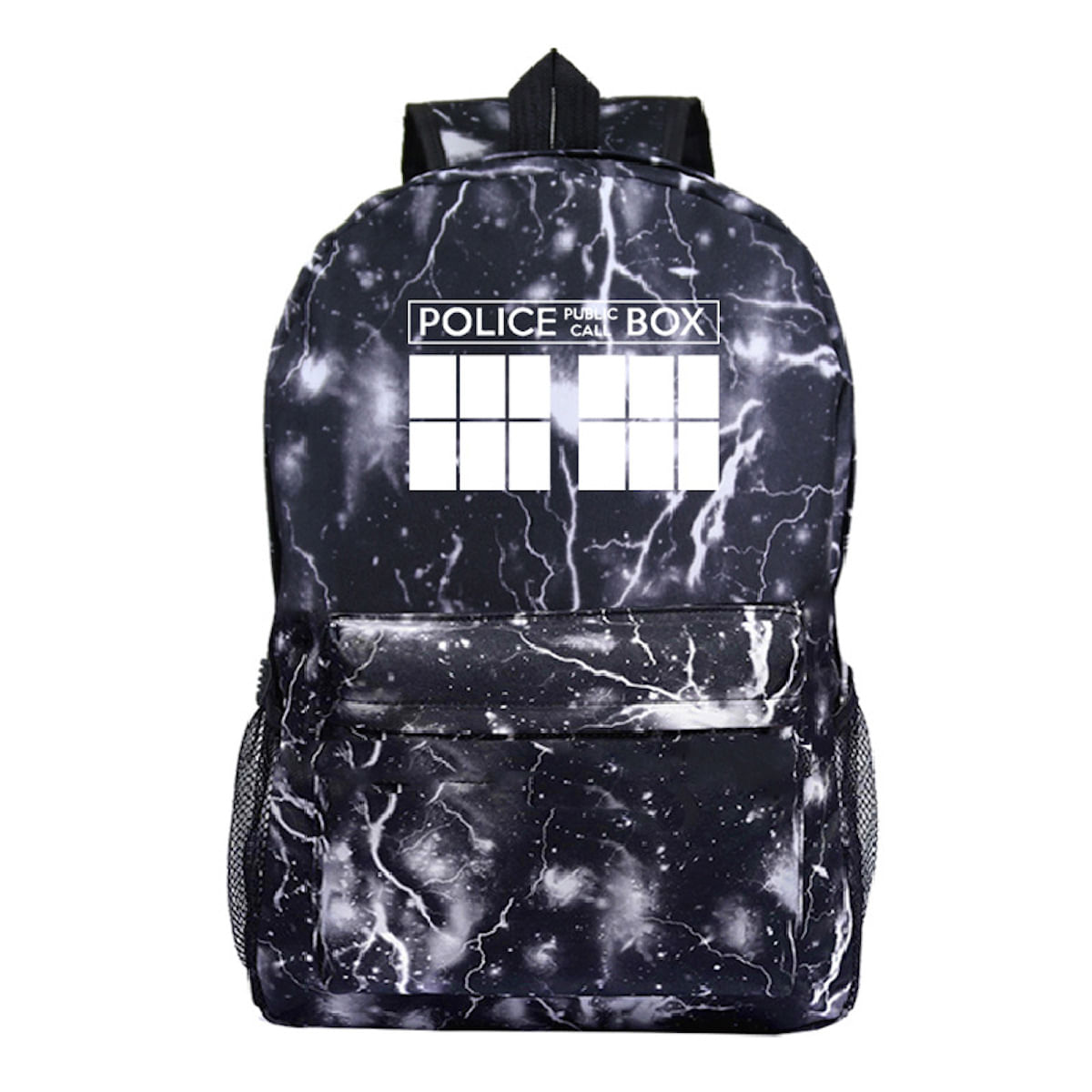Mochila Escolar Doctor Who Kids Anime Poliéster 30x12x42cm