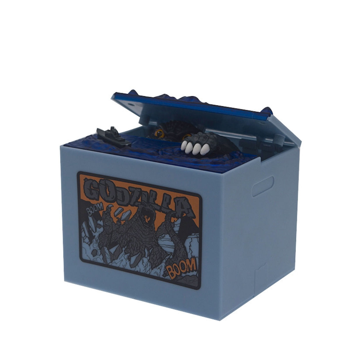 Desenho Animado De Anime Piggy Bank Godzillas 12x11,5x10cm Vinil 430g