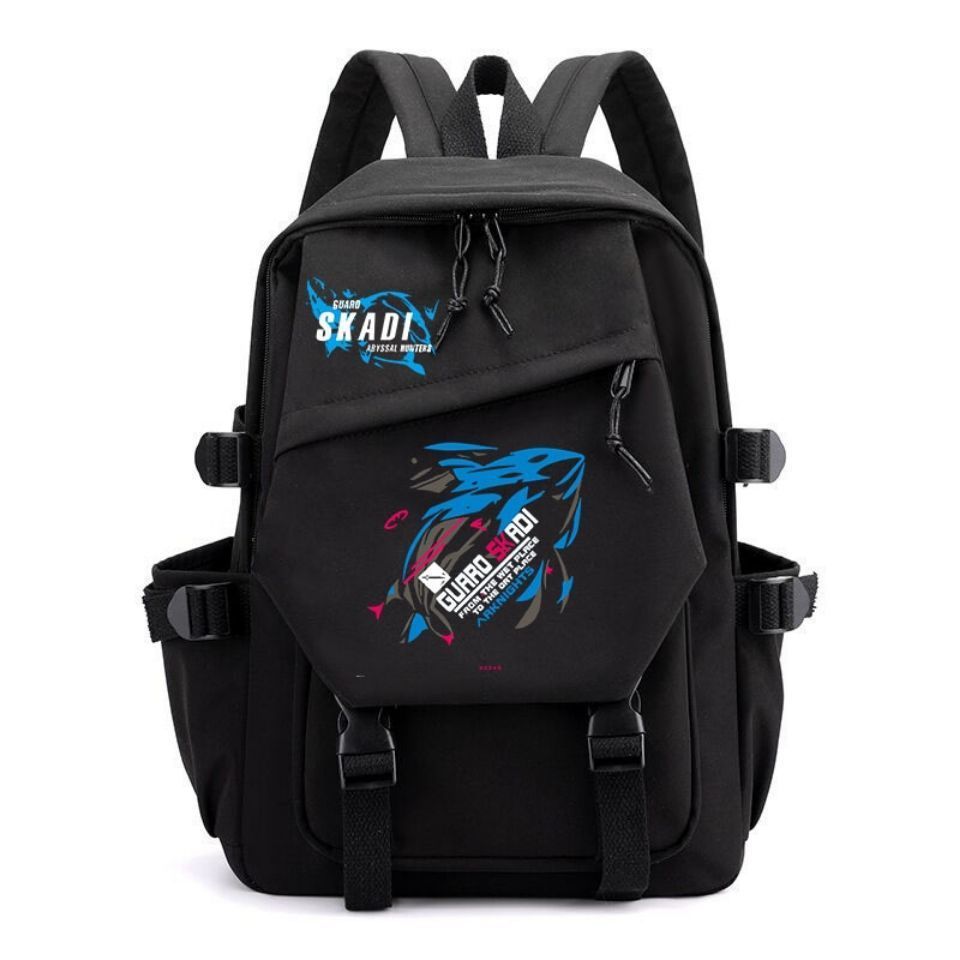 Mochila Escolar Gurros Skrols Anime De Nylon 29x13x42cm