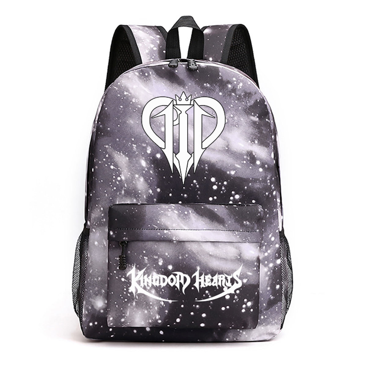Mochila Kingdoms Hearts Ki Para Kids School Oxford 31x14x42cm