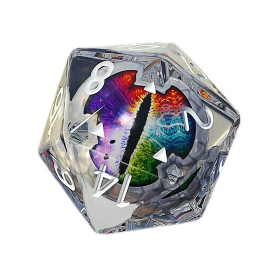 Estatueta Sculpture Dragon Eye Dice Para Decoração De Mesa De Casa