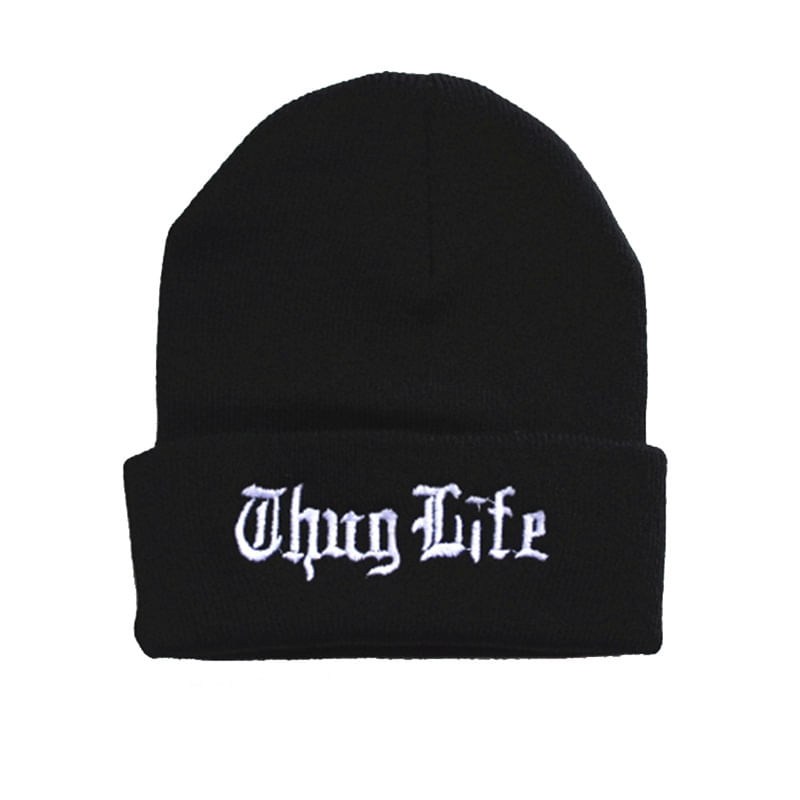 Chapéu De Malha Thugs Lifes Anime Winter Beanie 36-60cm