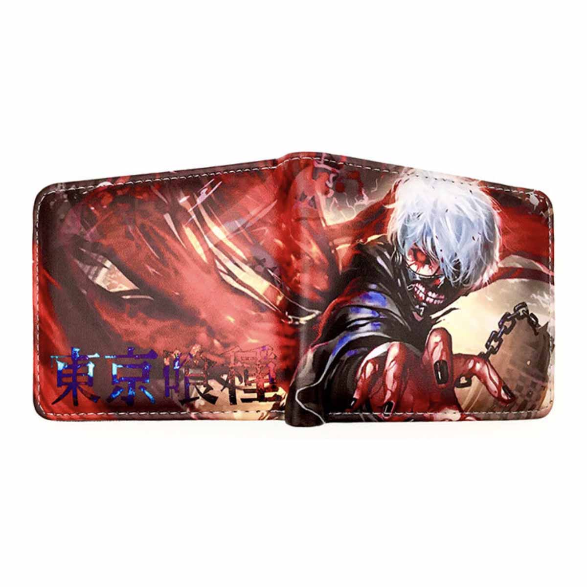 Carteira Tokyo Ghouls Kaneki Ken Anime Characters Slim Bifold