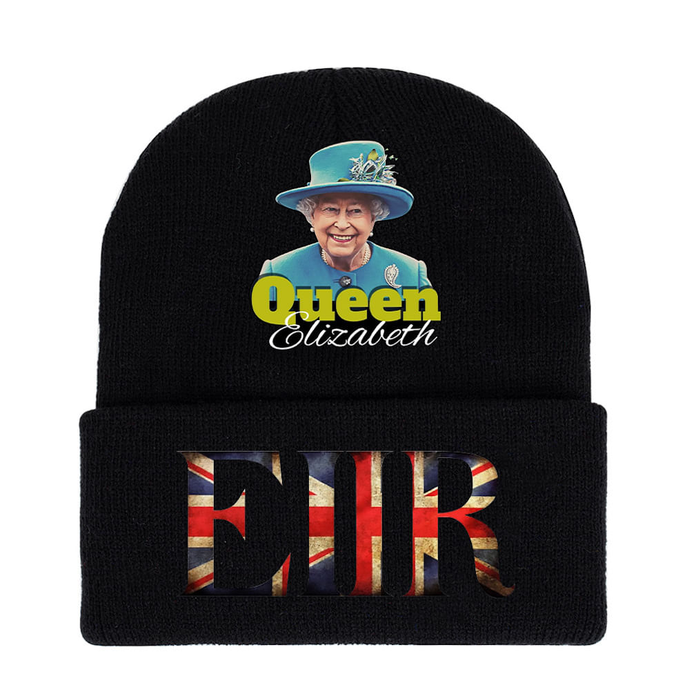 Chapéu De Malha Queen Elizabeth Anime Winter Beanie 17x20cm