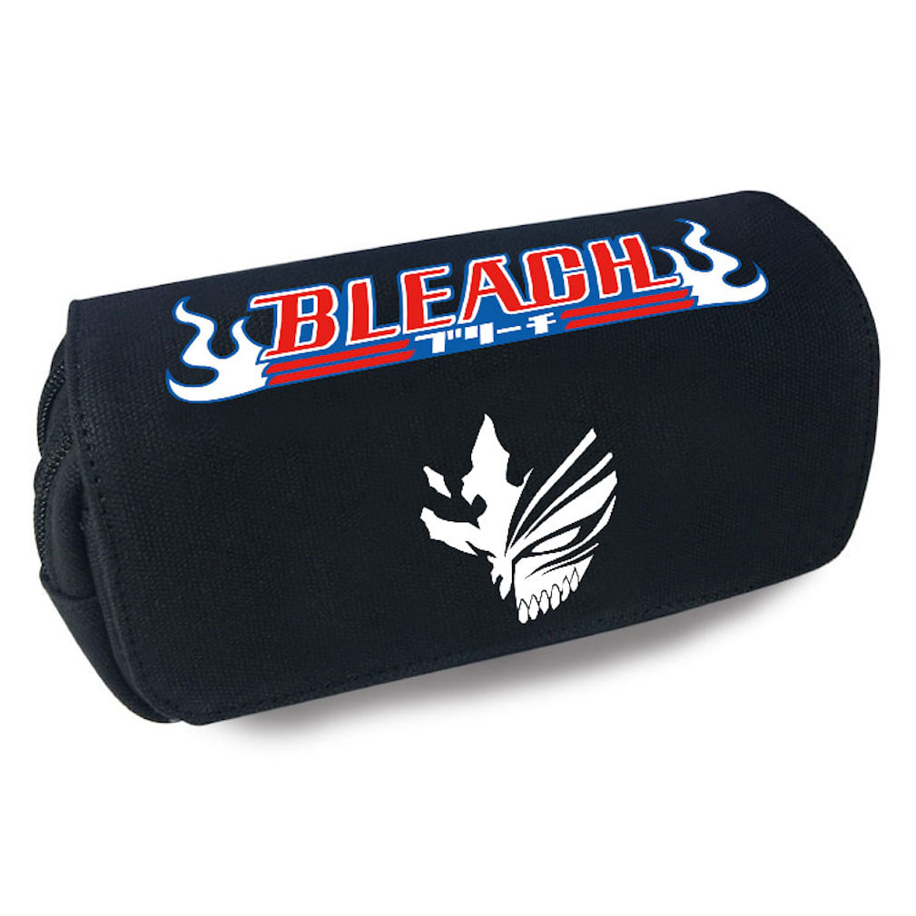 Estojo De Lápis Branqueia Lona De Desenho Animado De Grande Capacidade