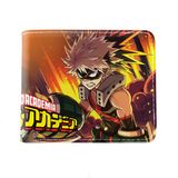 Carteira Anime My Heros Academias Anime Leather Bifold
