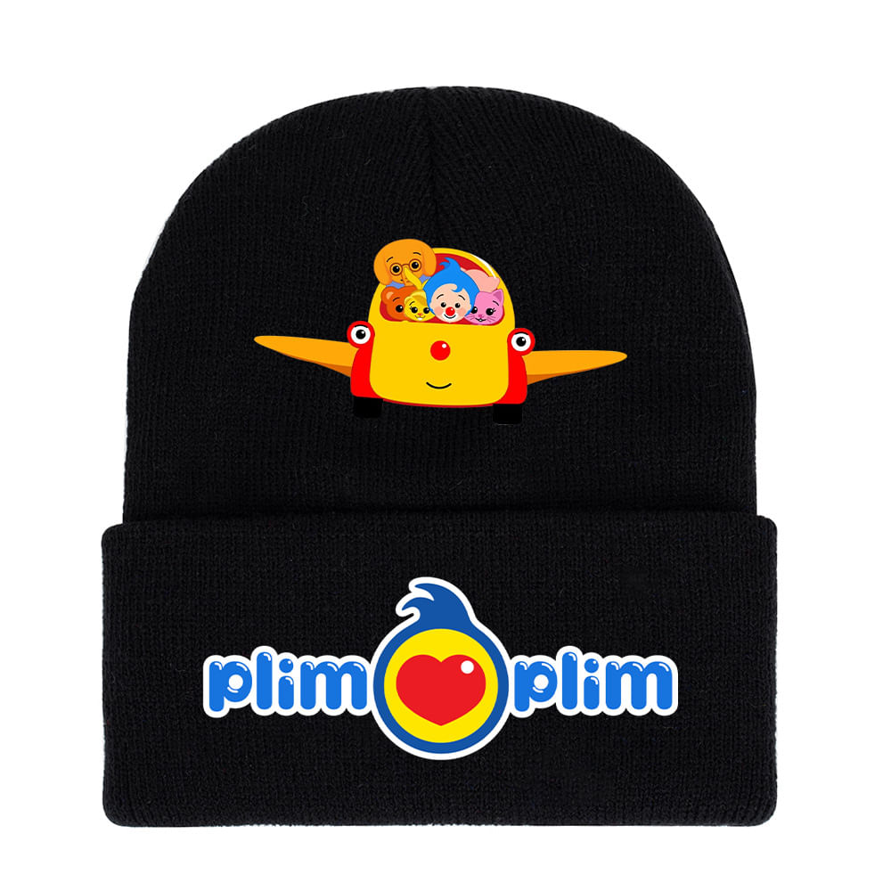 Chapéu De Malha Plims Plims Anime Winter Beanie Para Adultos/crianças