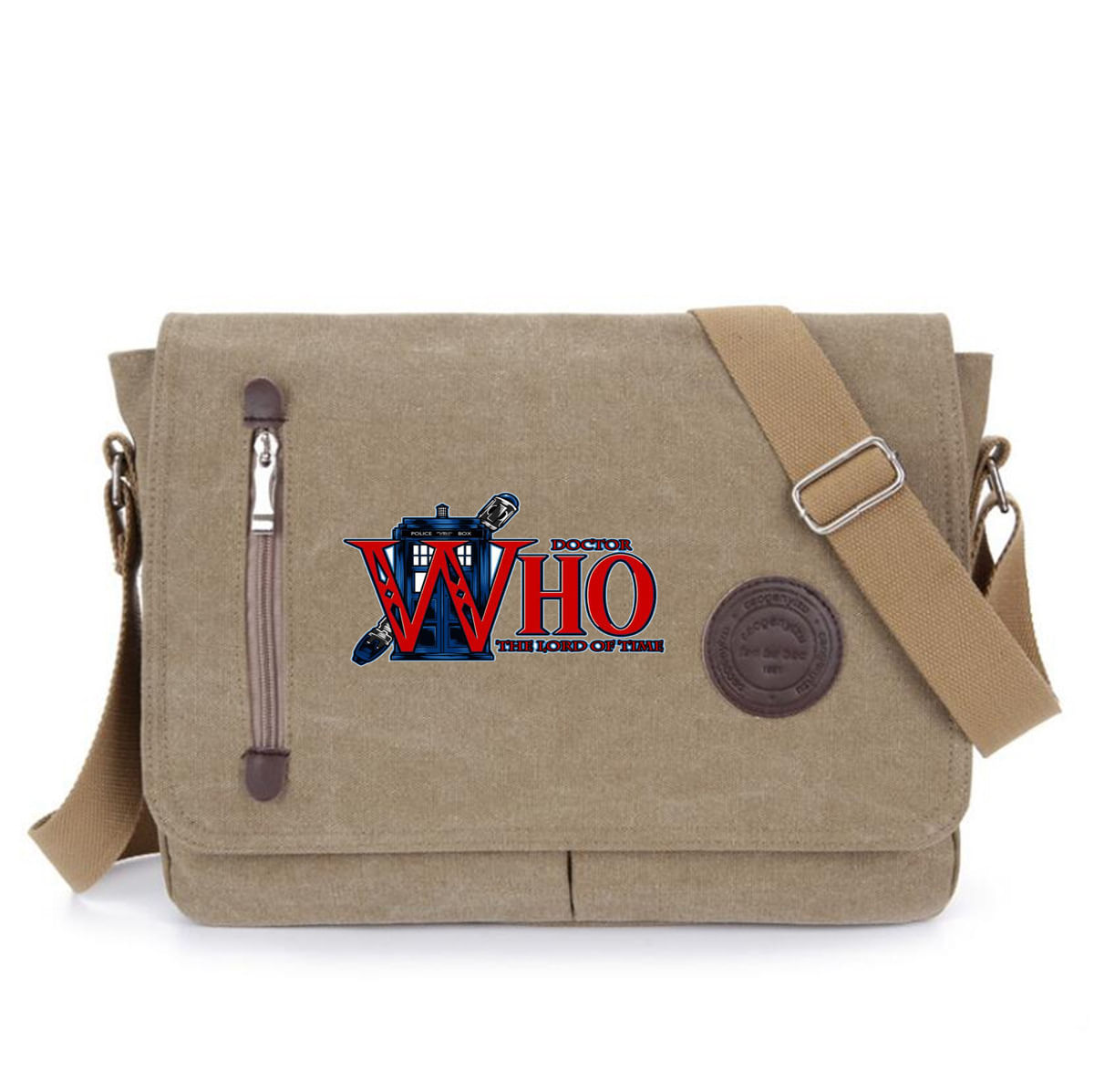 Bolsa De Ombro Anime Doctor Who's Messenger Bag 35x12x26cm