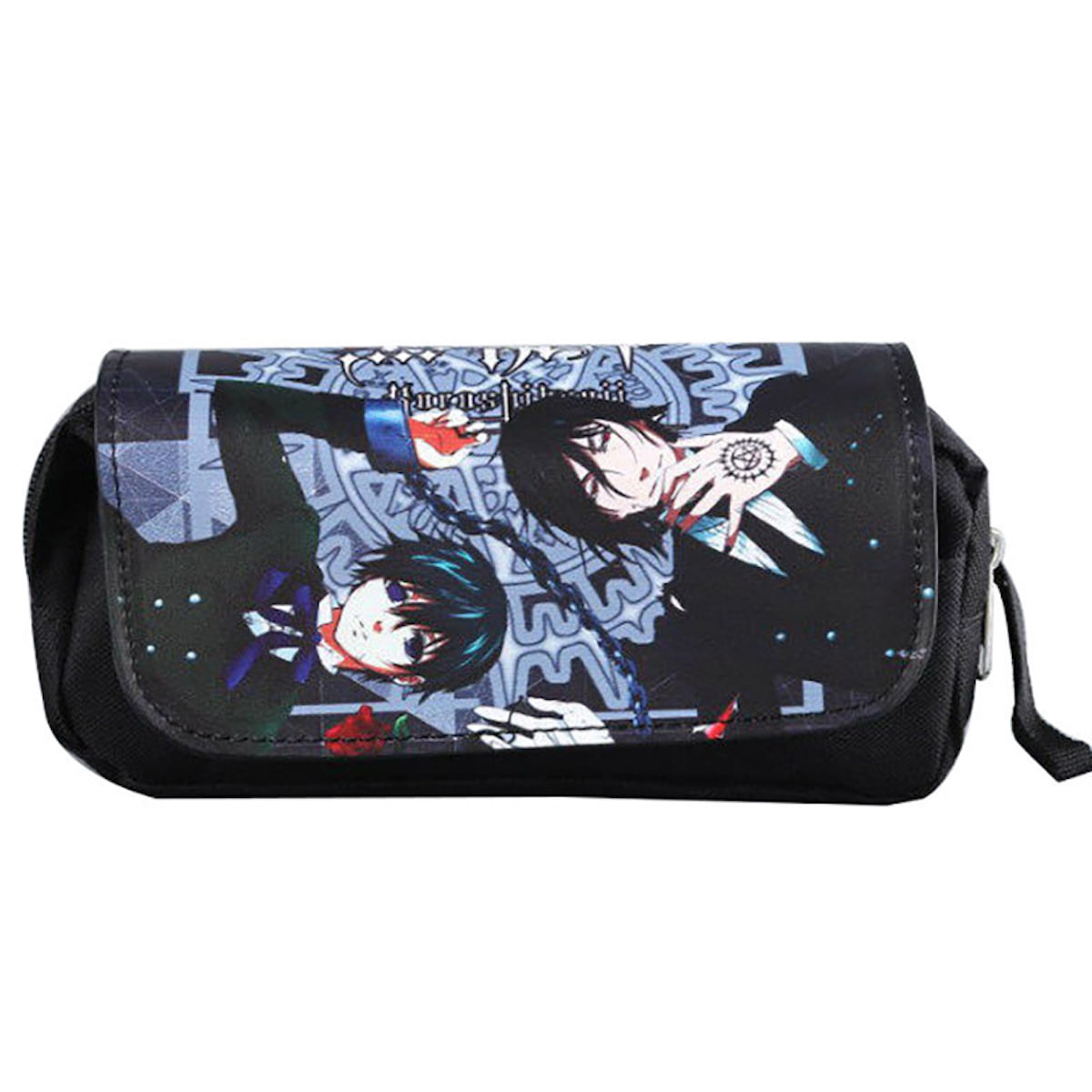 Caixa De Lápis Black Butlers Bolsa De Papelaria De Grande Capacidade