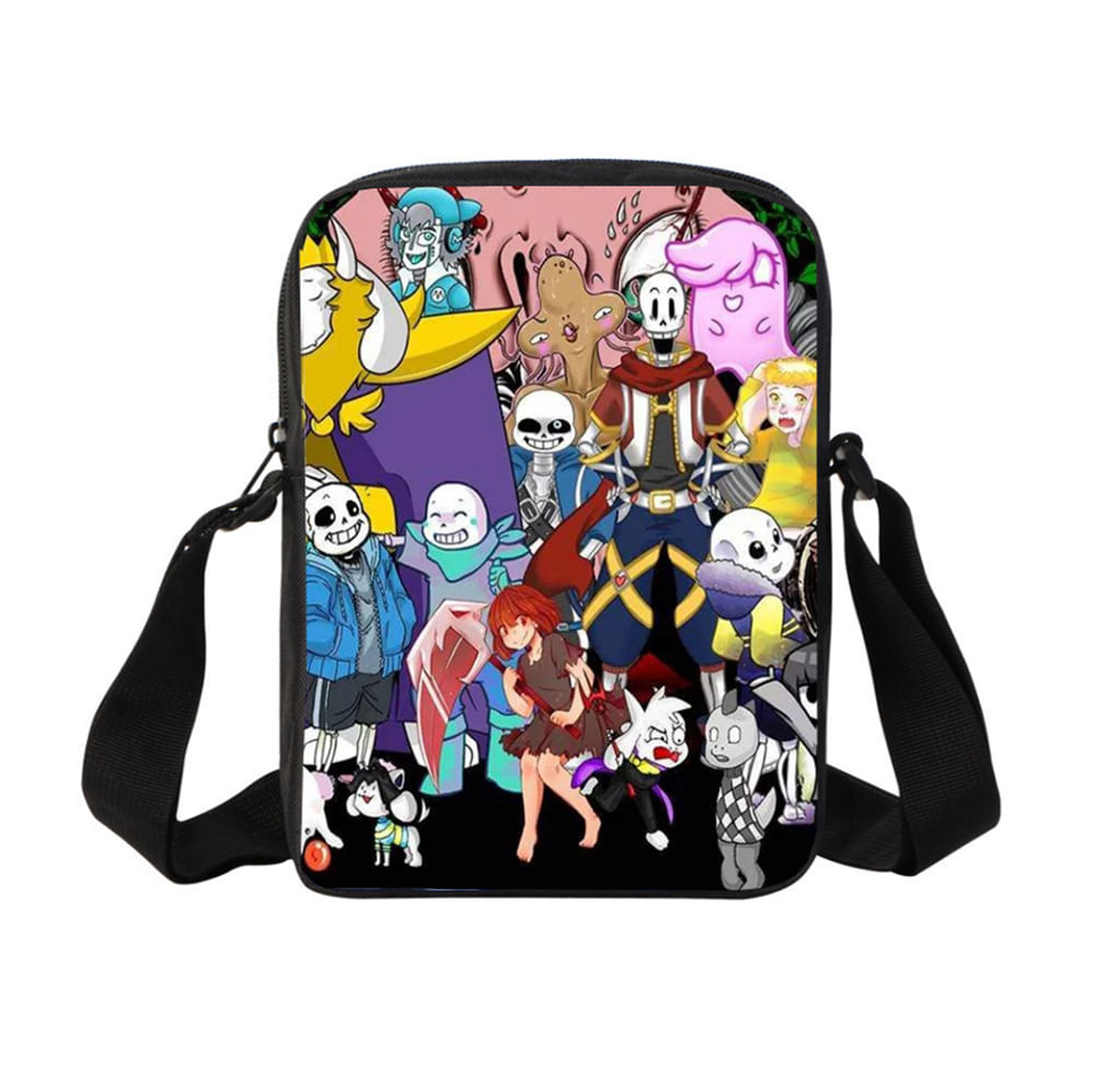 Bolsa Messenger Bolsa De Ombro De Lona Undertales Sans Anime