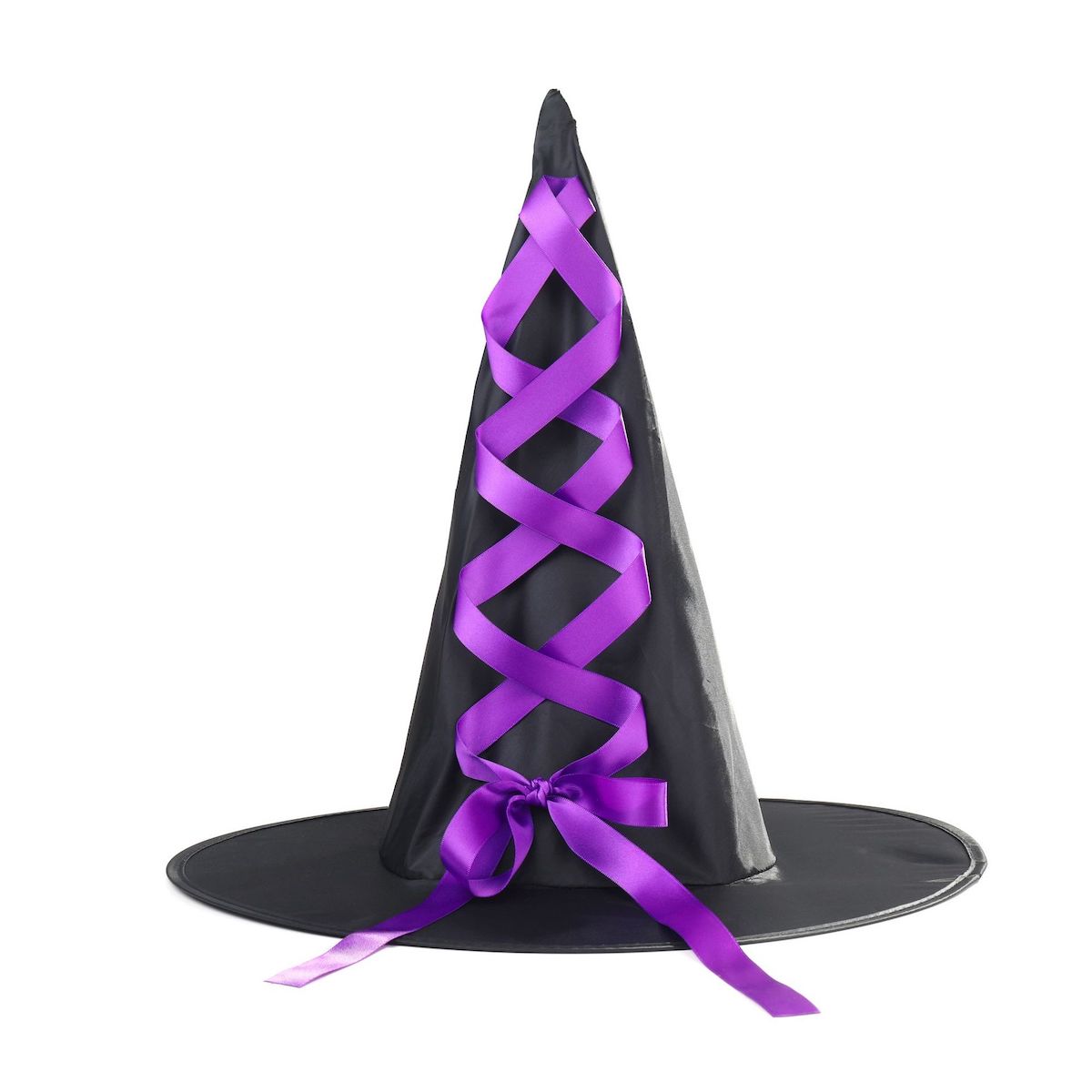Wizard's Hat Masquerade Dress Up Ribbon Bowknot Para Bruxa