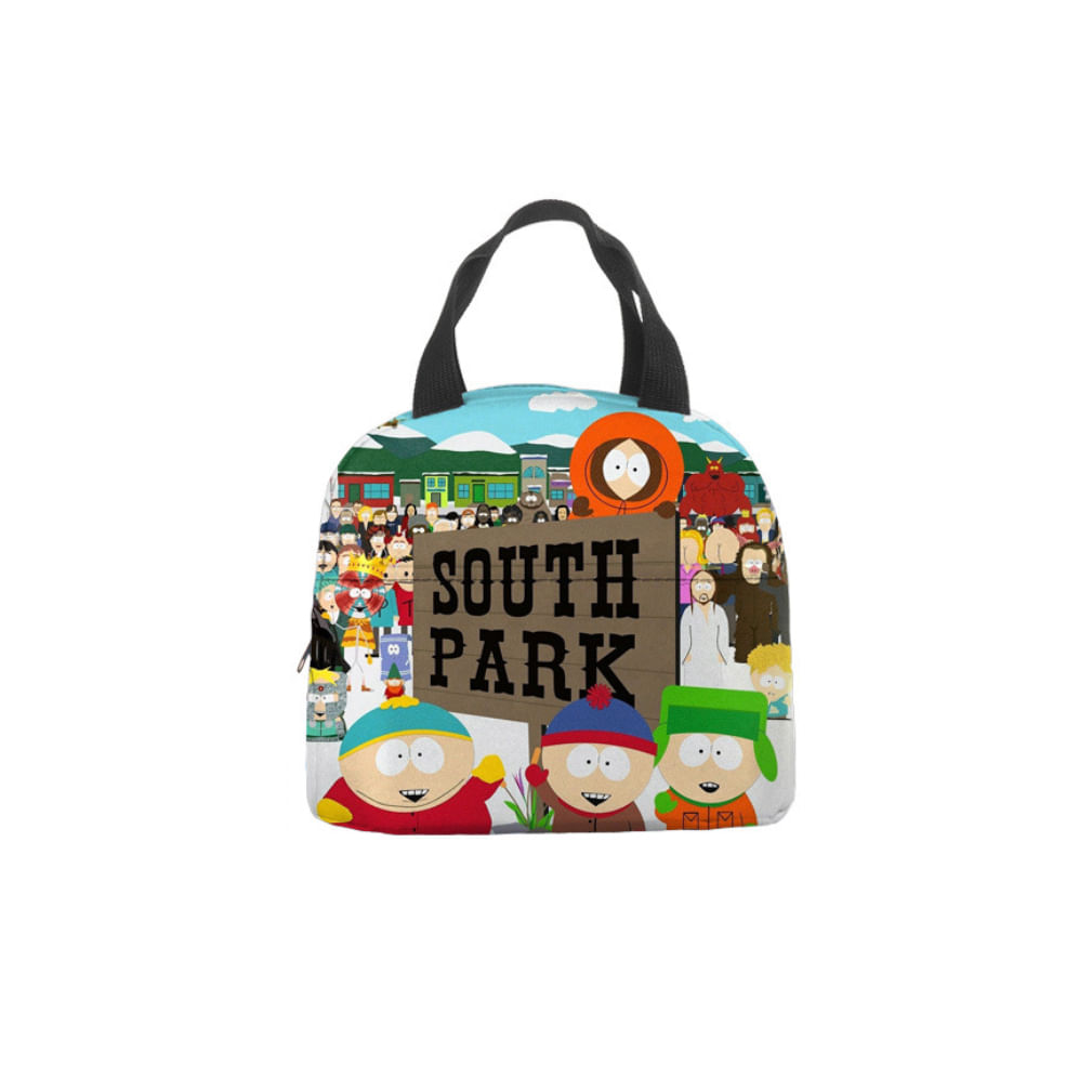 Sacola De Almoço Souths Parks Anime Reutilizável À Prova De Vazamentos