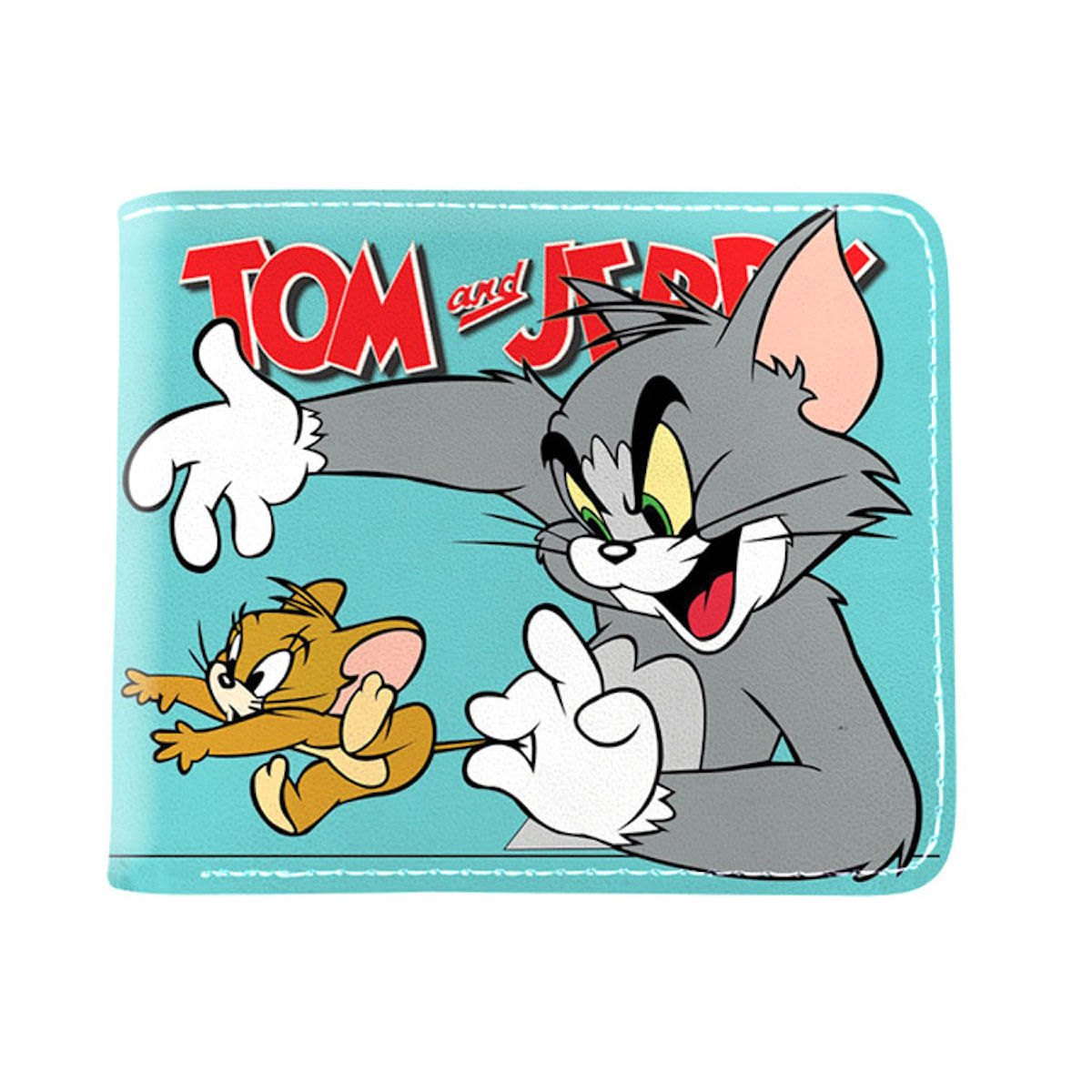 Carteira, Bolsa De Moedas, Couro, Dobrável, Tom And Jerry Anime
