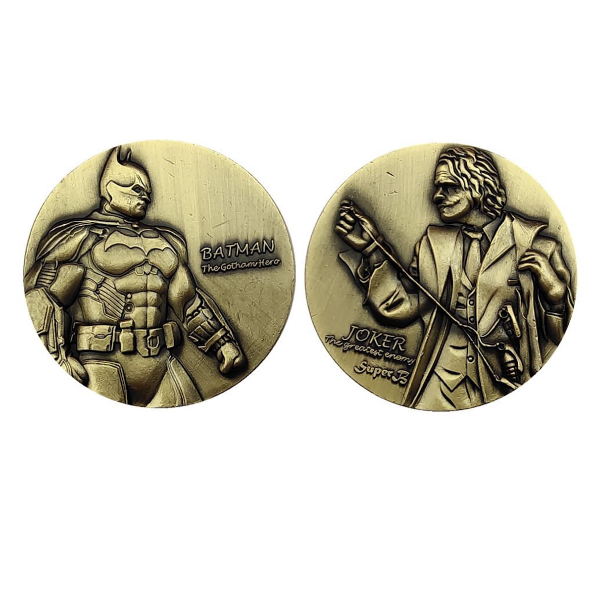 Coin Jokers Anime, 2 Unidades/lote, Liga Comemorativa De 4 Cm