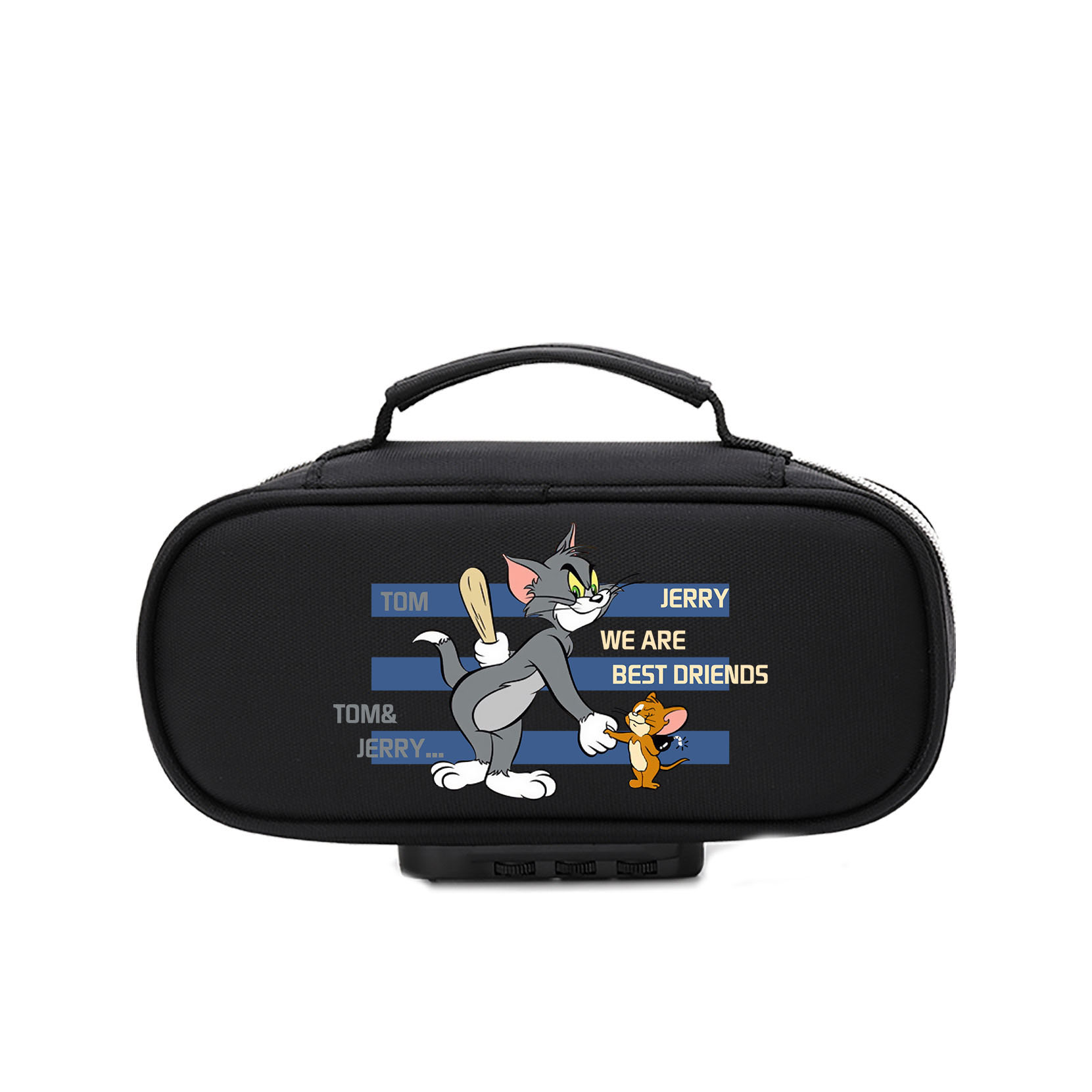 Bolsa De Lápis Tom And Jerry Anime Big Capacity Para Crianças