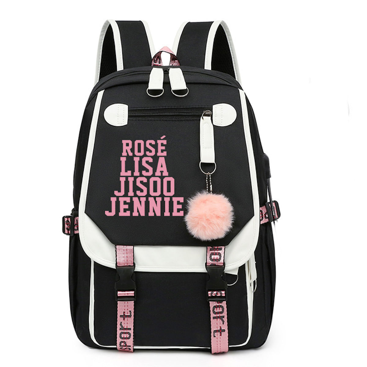 Mochila Escolar Juices Wrlds Kids 29x16x46cm Oxford