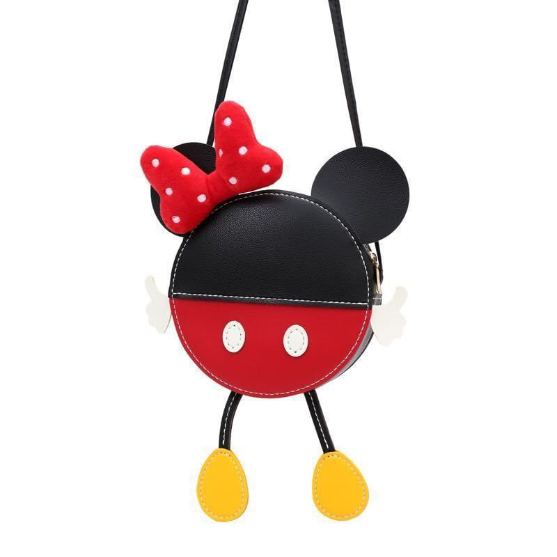Bolsa Mensageiro De Pelúcia Minnies Mouses Cute Anime 25x34cm