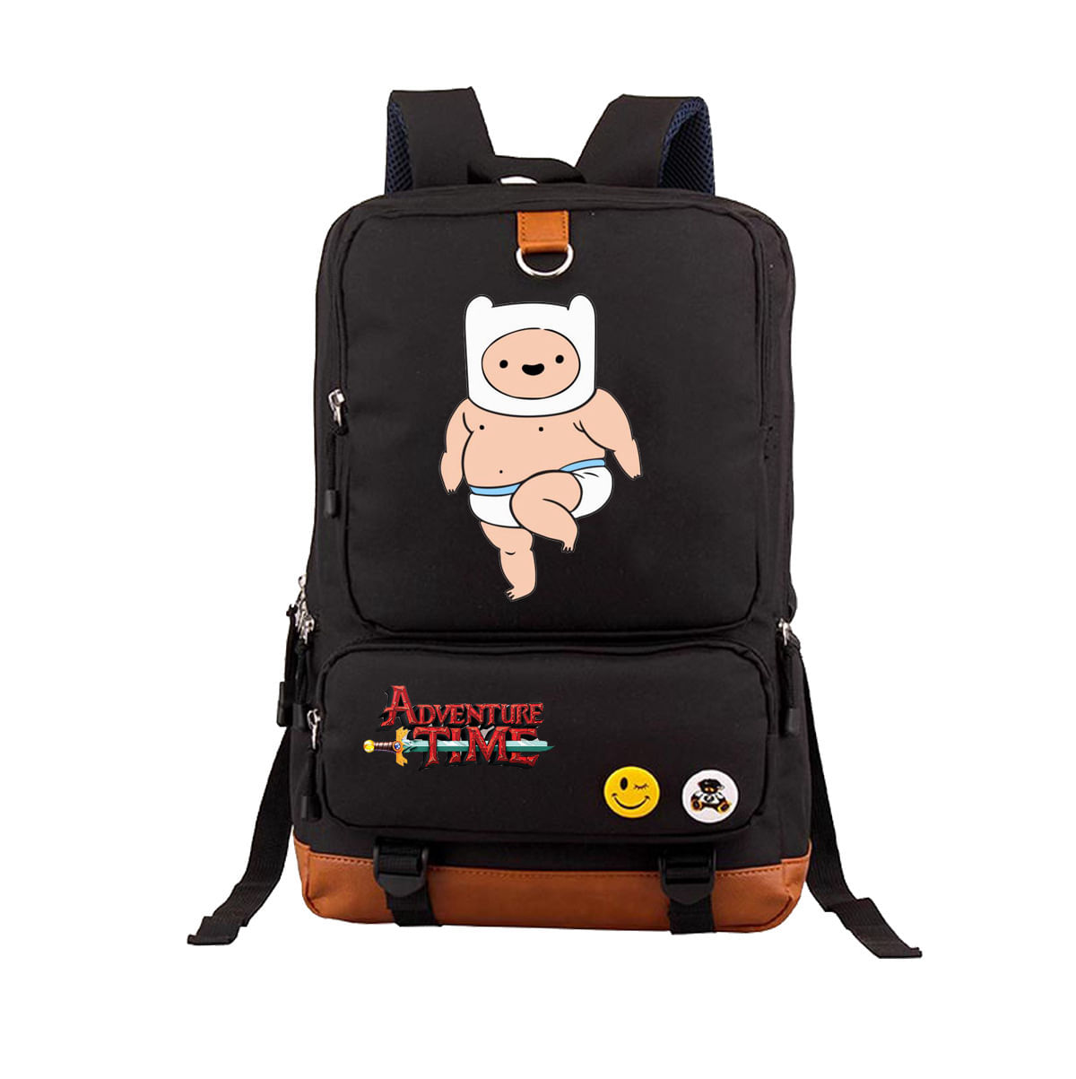 Mochila Adventures Times Com Finn E Jake Para Crianças