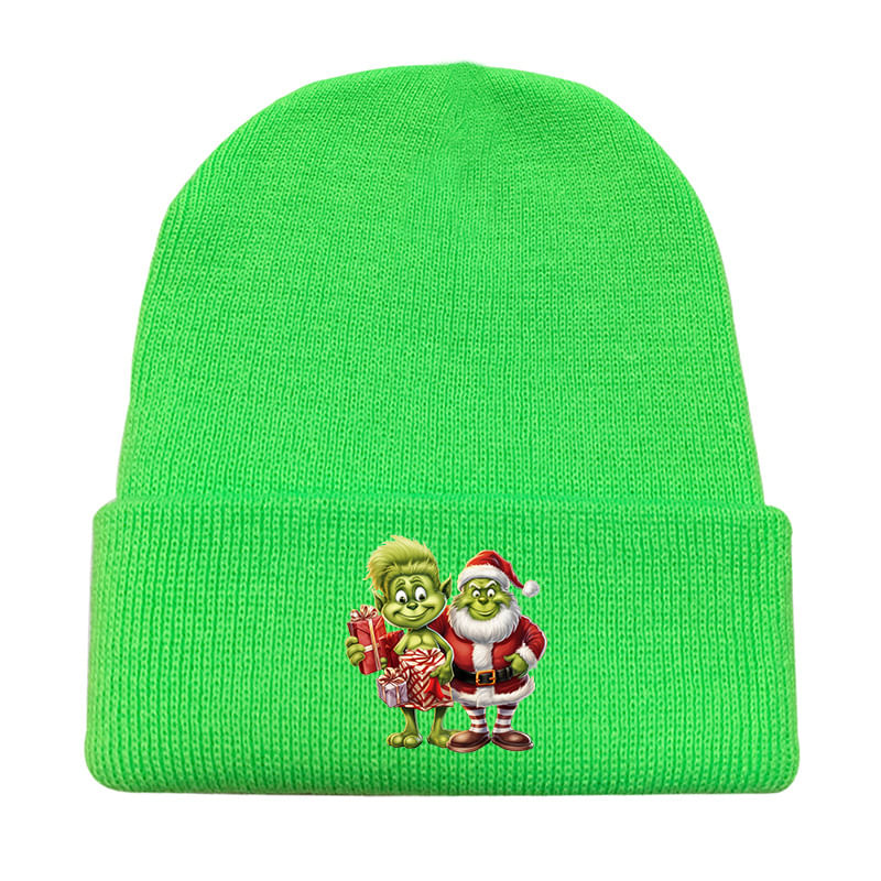 Chapéu De Malha Hows Grinchs Stoles Christmas Anime Winter Beani