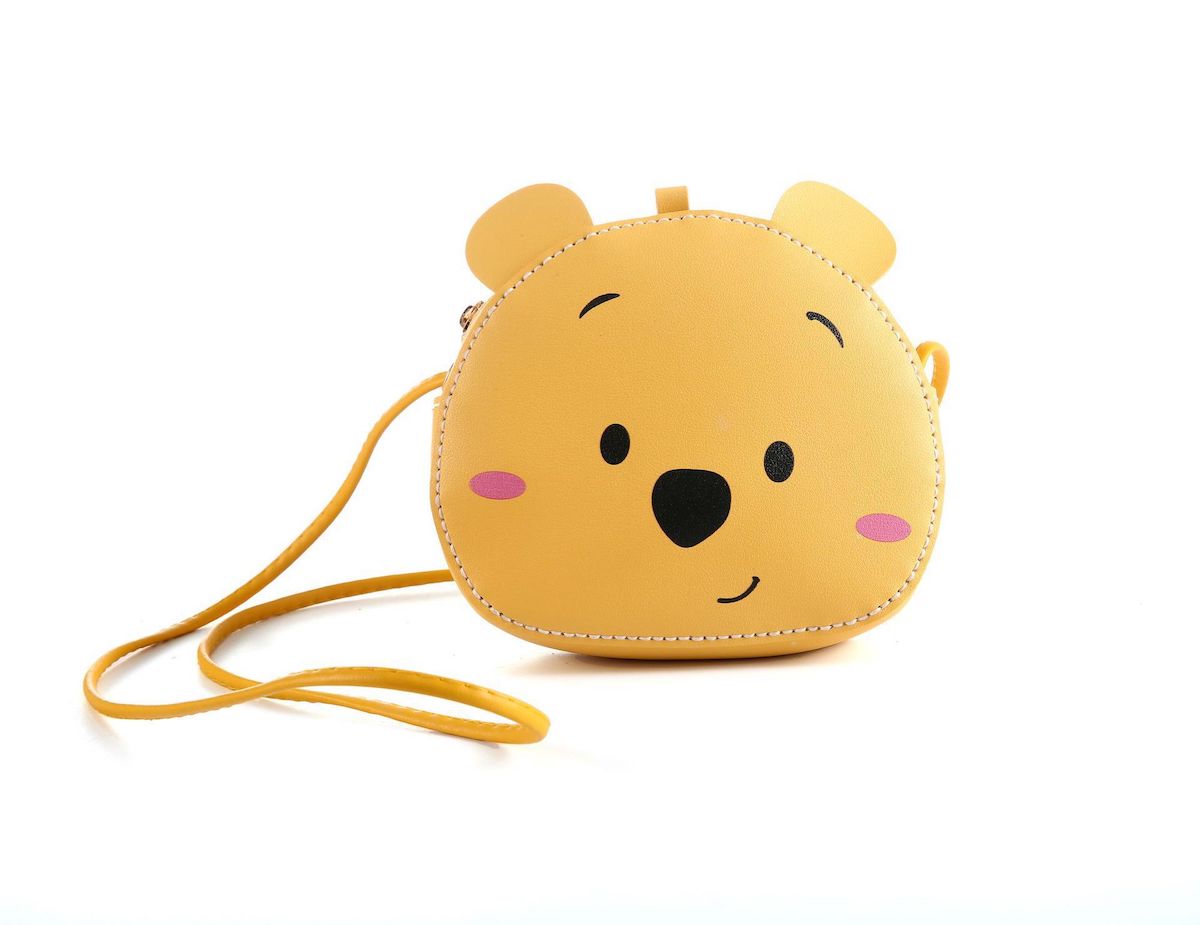 Bolsa Mensageiro De Ombro Winnies Bear Daily Use Leather