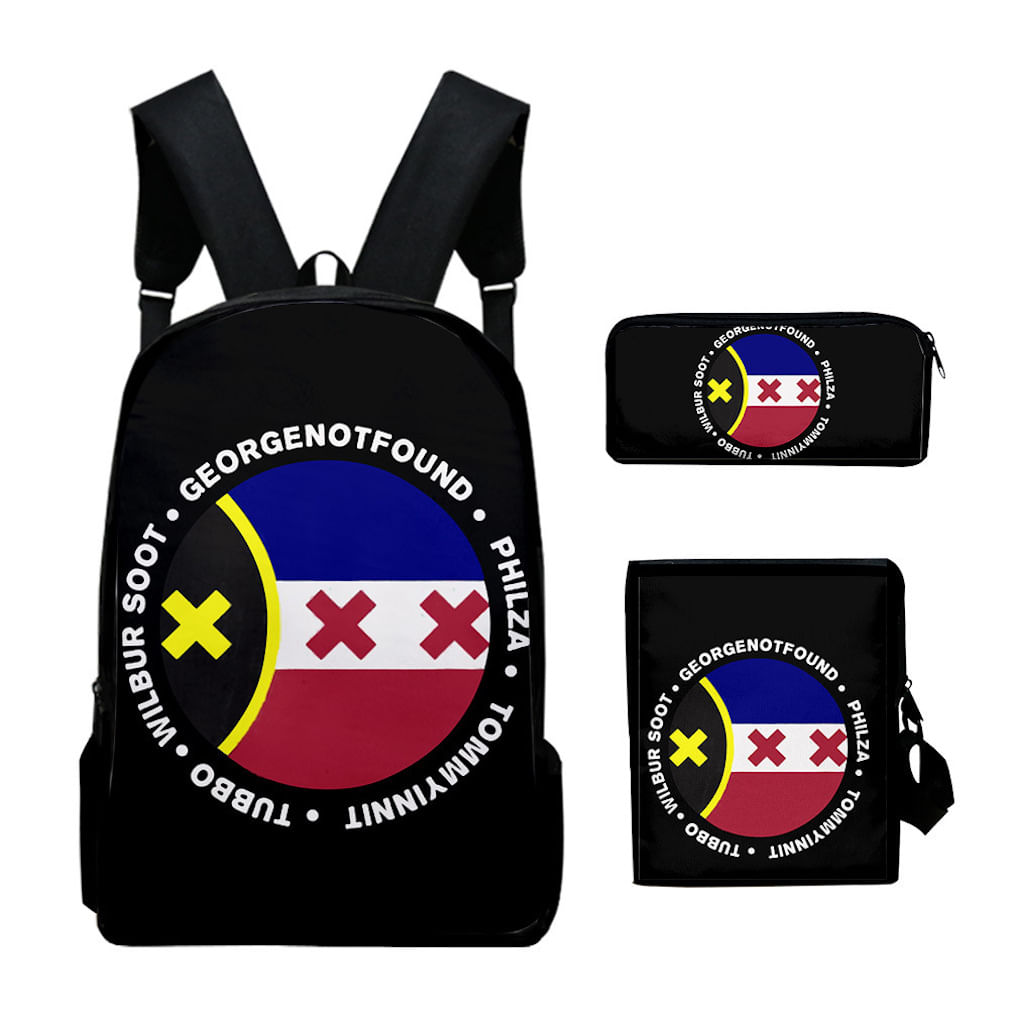 Conjunto De Mochilas George Not Found Para Crianças (3 Unidades)