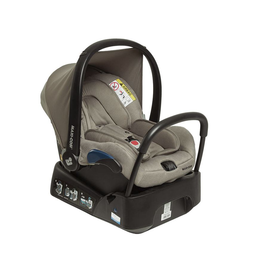 Carrinho Travel System Leona² Trio Twillic Truffle - 0 Meses A 15kg - imagem 3