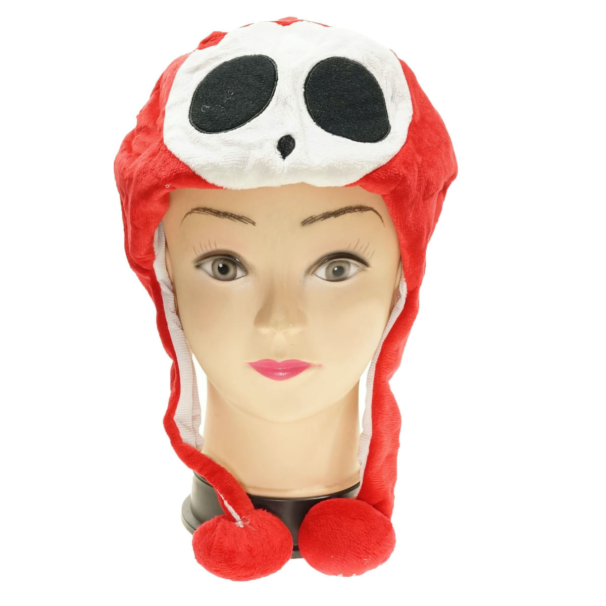 Chapéu De Pelúcia Cosplay Marios Shy Guy Hat, Boné De Anime, Adulto, Unissex