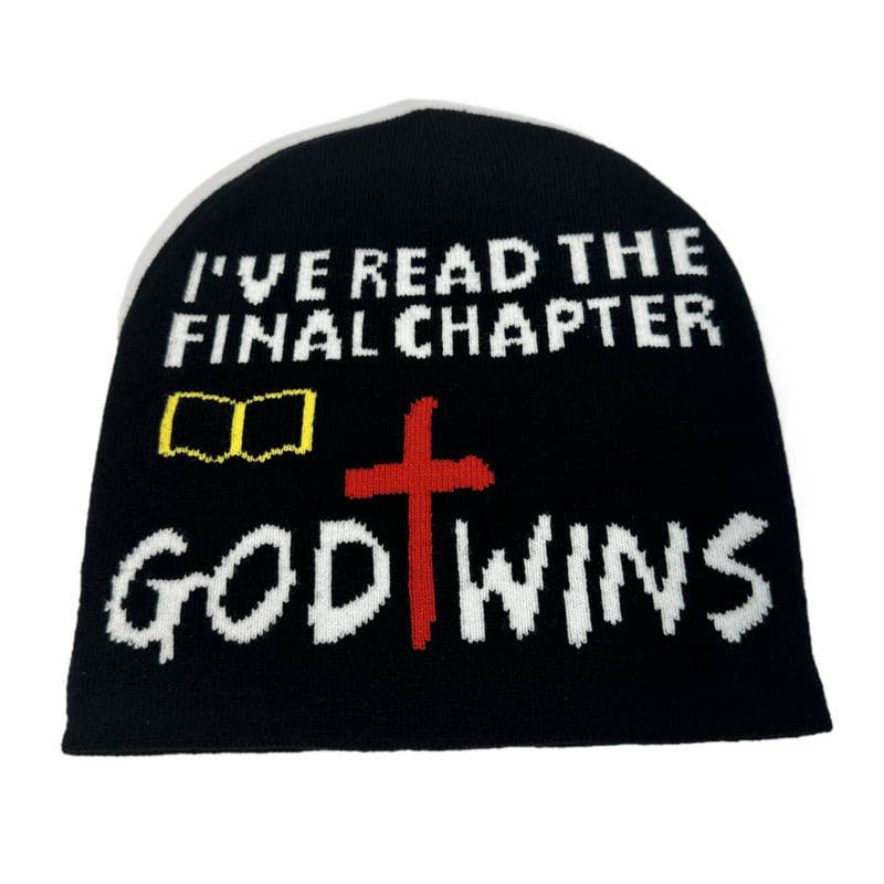 Chapéu De Malha Gods Wins Anime Winter Beanie Macio Para Adultos