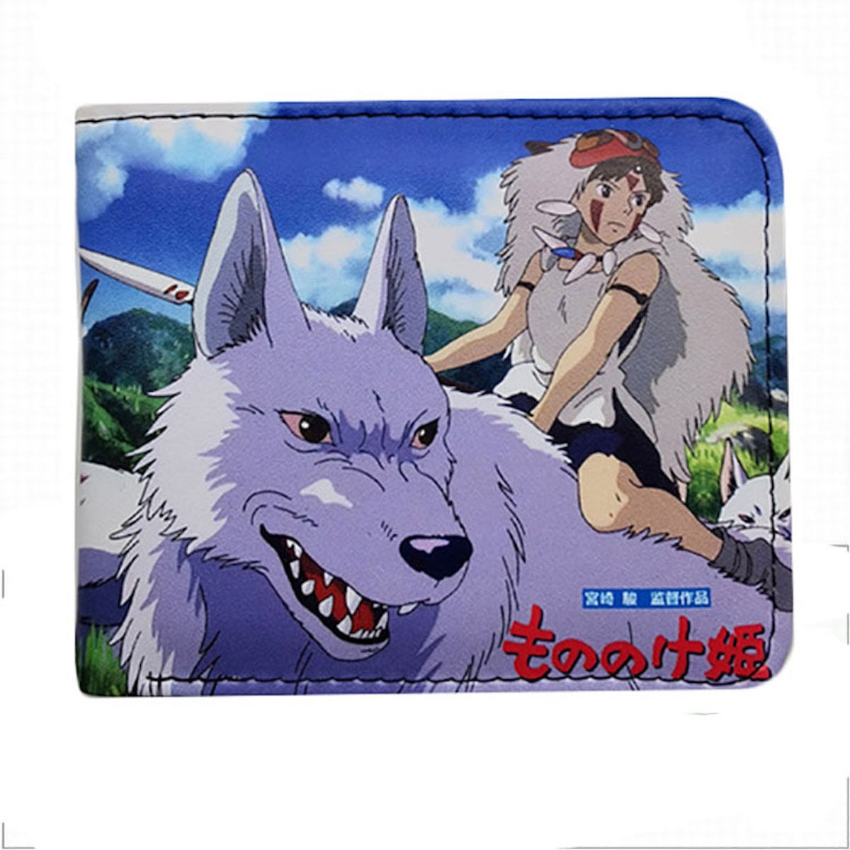Carteira, Bolsa De Moedas, Couro, Bifold, Mononokes Princess Anime