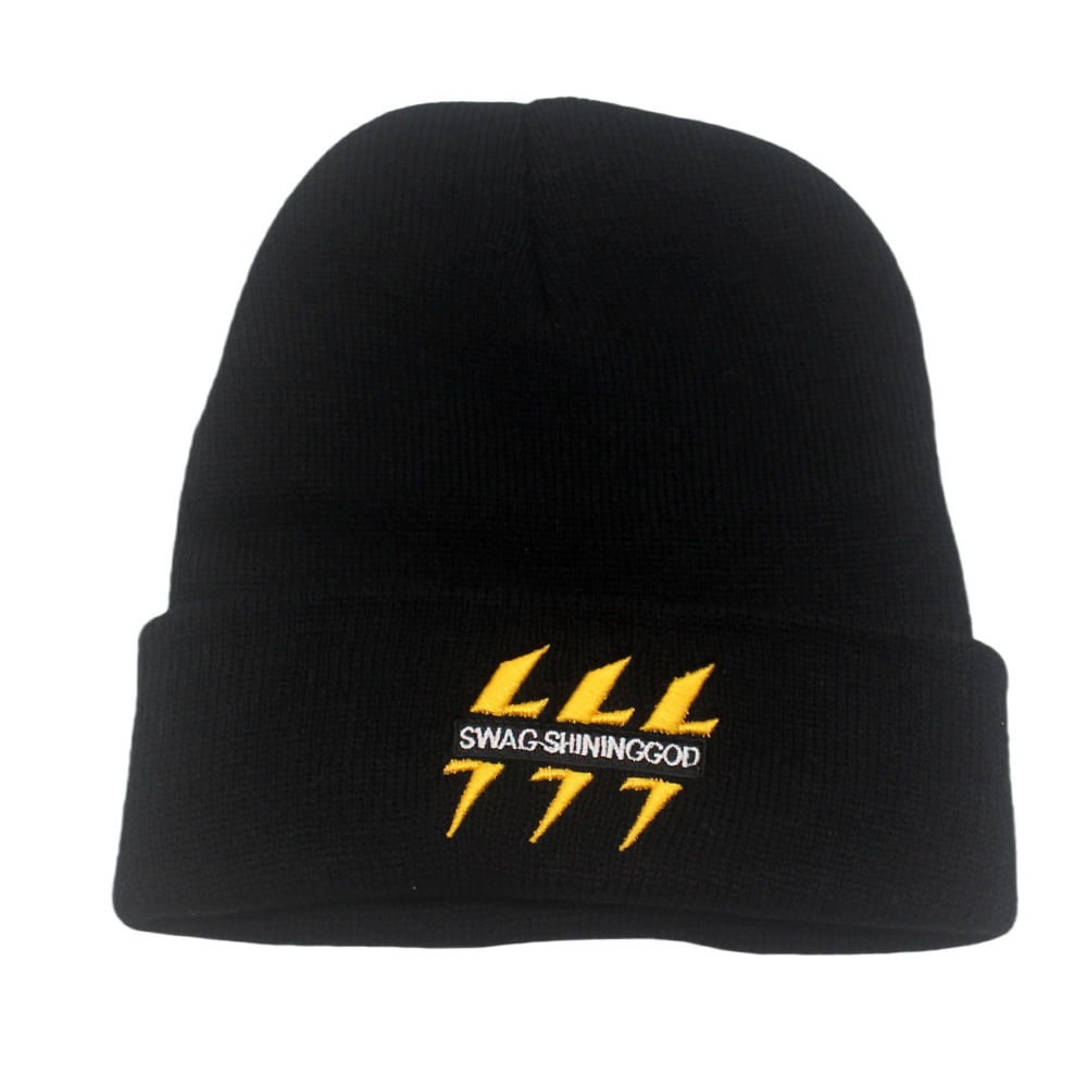 Chapéu De Malha Swags Shininggods Flashes Anime Winter Beanie