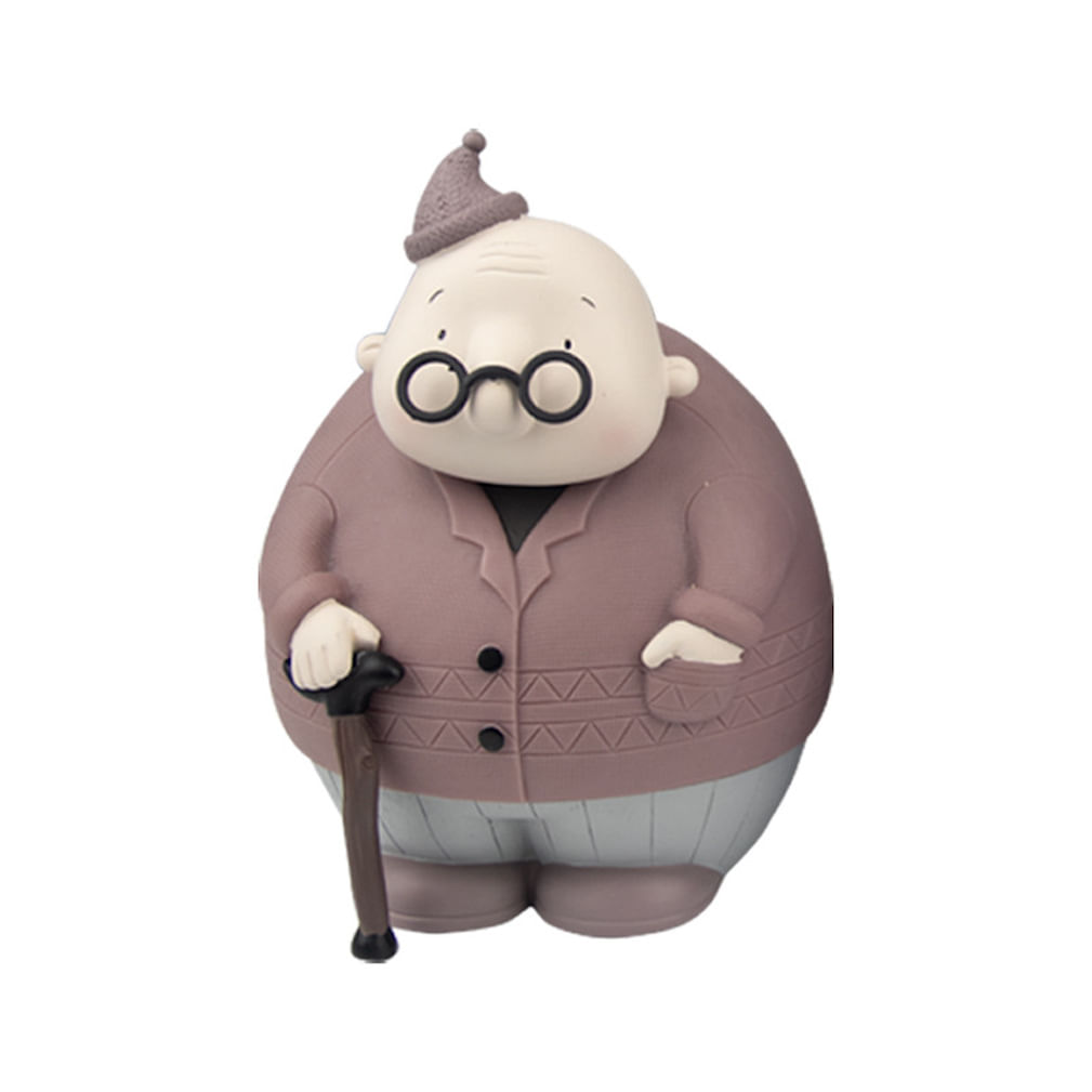 Cofrinho Para Crianças Quando Você É Velho, Vovô, Plástico 14x14x15,5 Cm