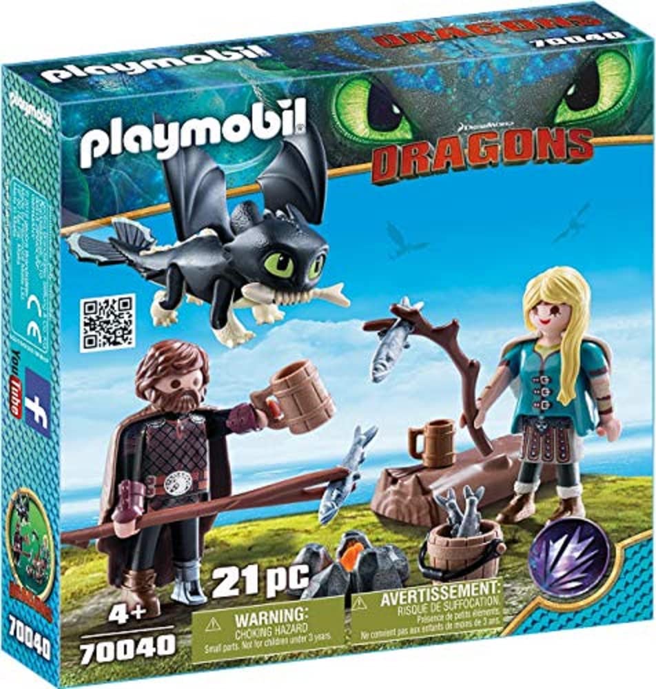 Toy Playmobil Como Treinar Seu Dragon Iii Hiccup &amp; Astrid