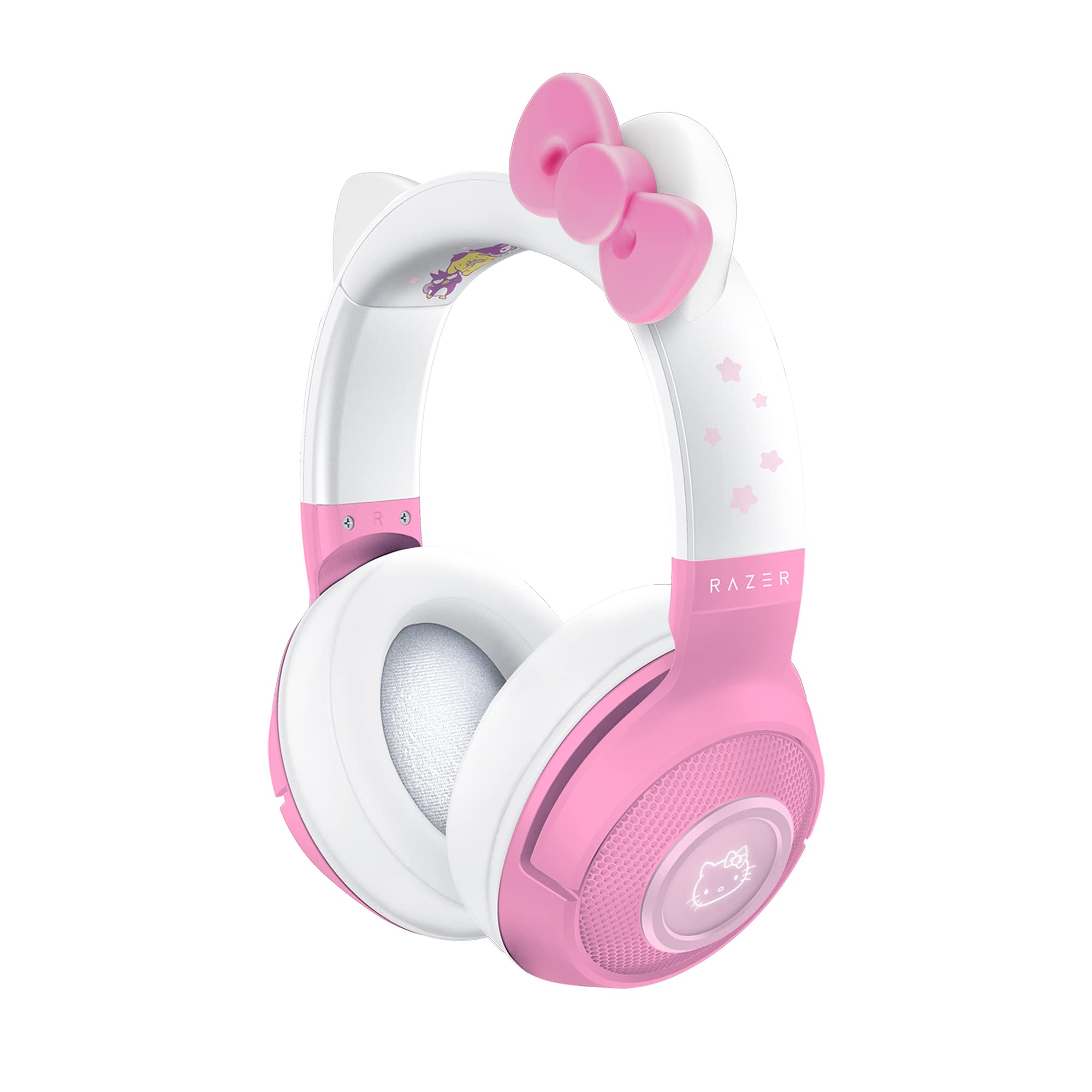 Fone De Ouvido Razer Kraken Bt Bluetooth 5.0 Hello Kitty De Baixa Latência