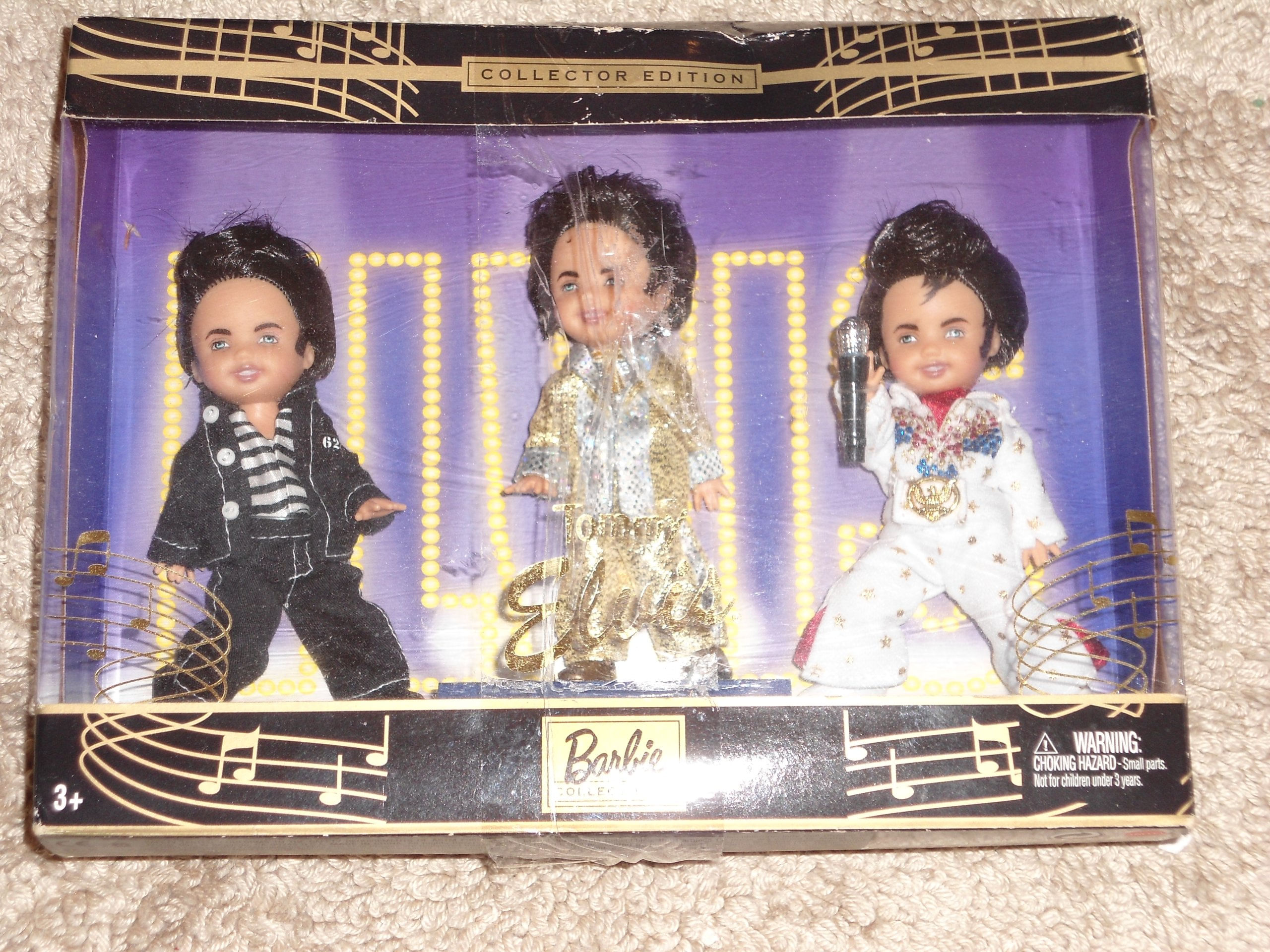 Boneca Barbie Tommy Como Elvis Edição De Colecionador (2003) 10cm