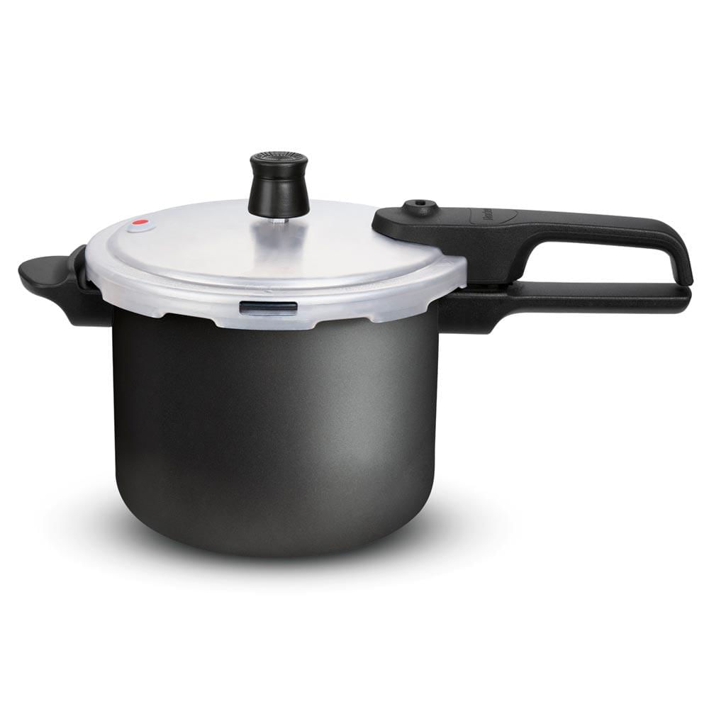 Panela De Pressão 4,5l Fechamento Externo Segura Rochedo Preta