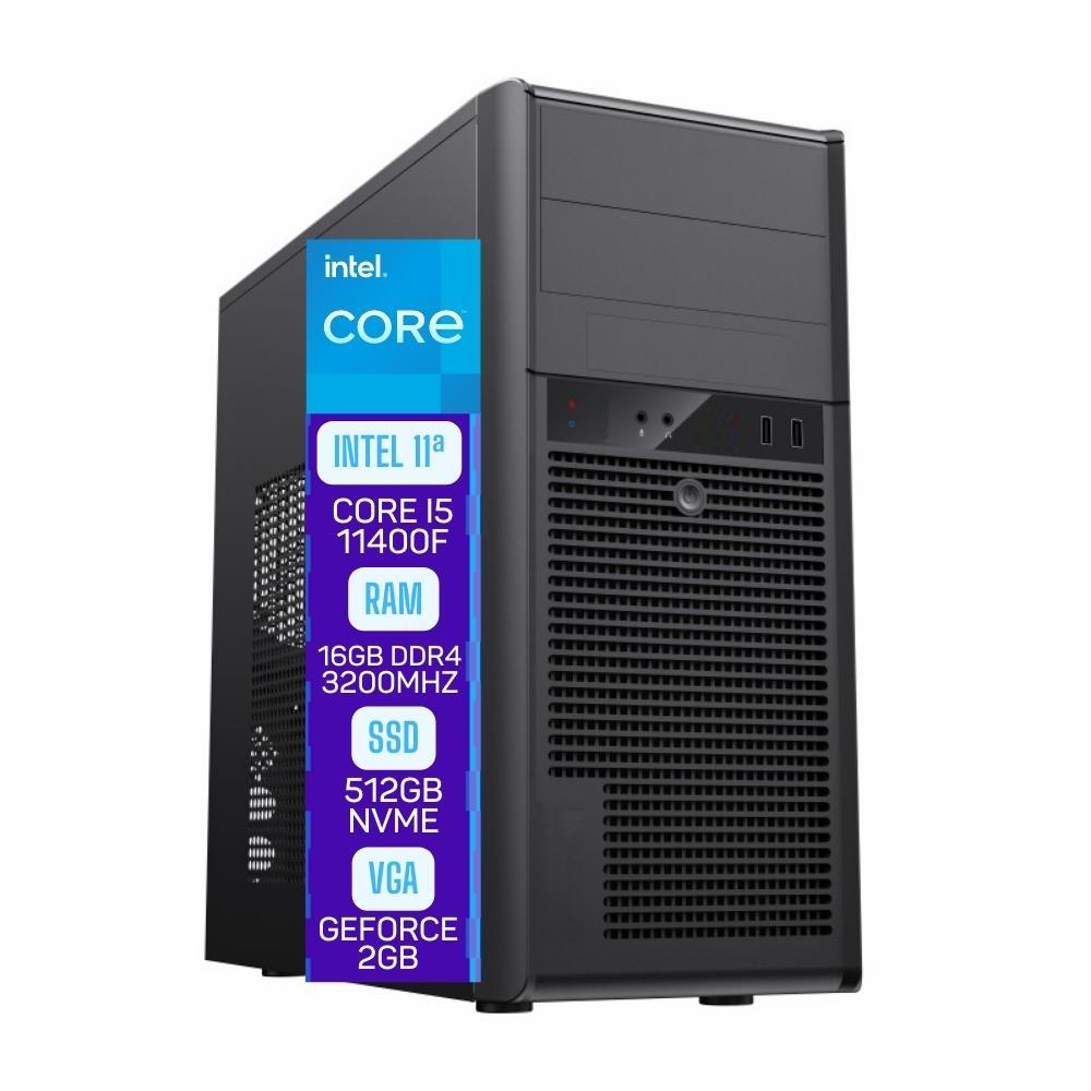 Computador Skill Pro I5 11400f, 16gb, Ssd 512gb, Geforce 2gb