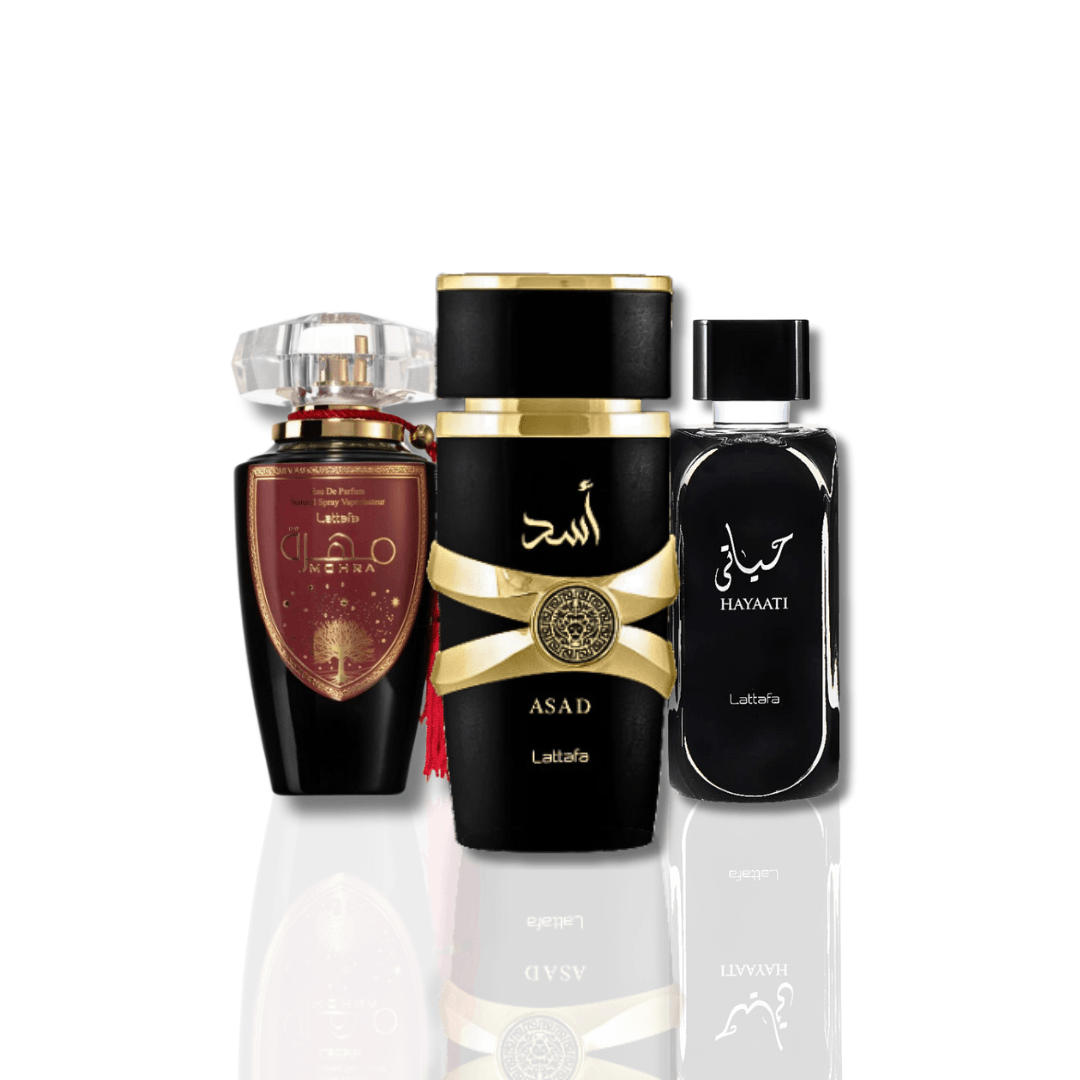Perfume Lattafa Mohra, Asad &amp; Hayaati Edp 100ml Para Homens E Mulheres