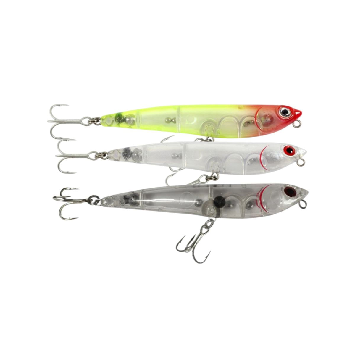 Kit Isca Artificial Lori Lorão 120 3un Superfície Efeito Rattlin Aço Carbono