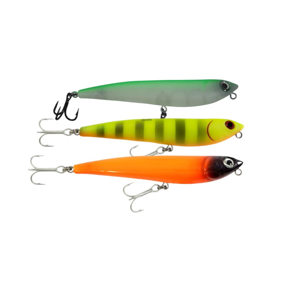 Kit Isca Artificial Lori Lorão 120 3un Superfície Efeito Rattlin Aço Carbono