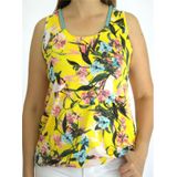 Regata Pau a Pique estampada Amarelo AMARELO - XL