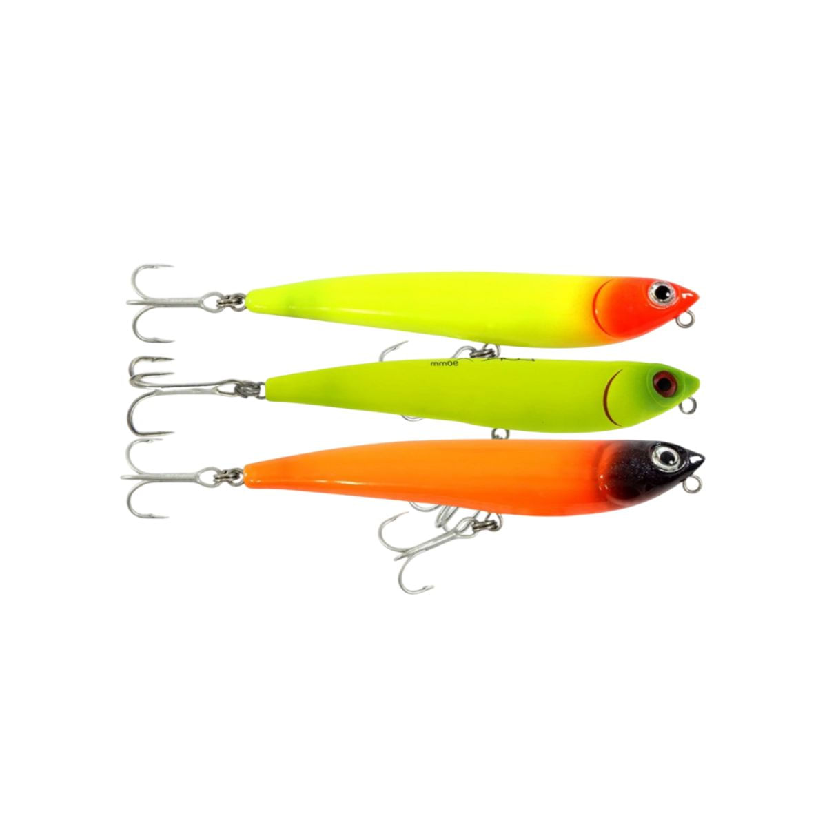 Kit Isca Artificial Lori Lorão 120 3un Superfície Efeito Rattlin Aço Carbono