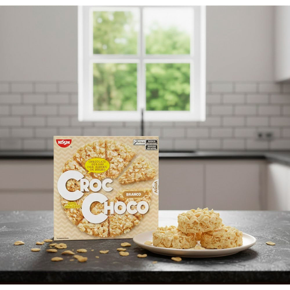 ちょこ Chocolate Nissin Croc Sabor Choco Branco 44g Nissin - Carrefour
